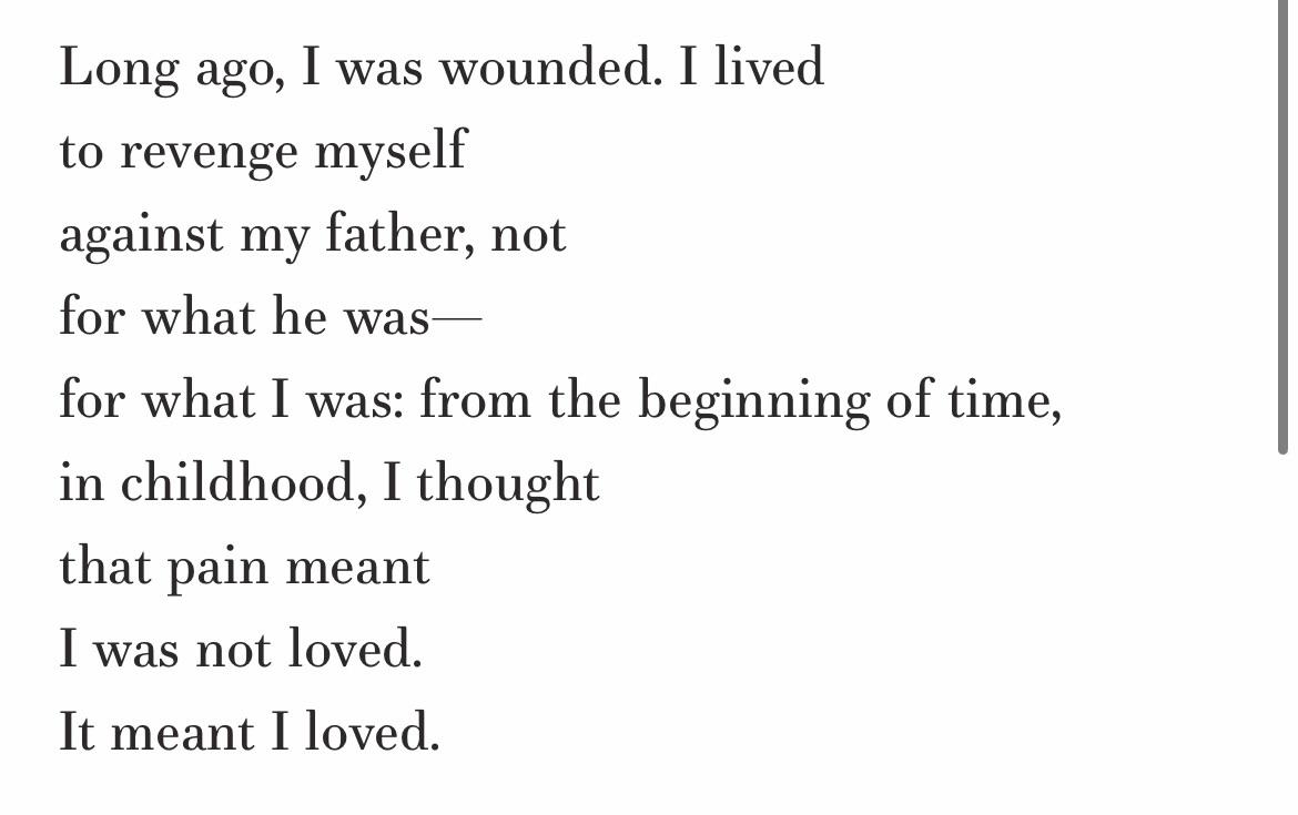 First memory, Louise Glück [POEM] r/Poetry