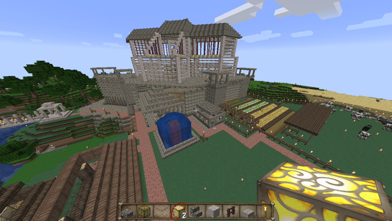 Castle / Dragon Cage r/Minecraft