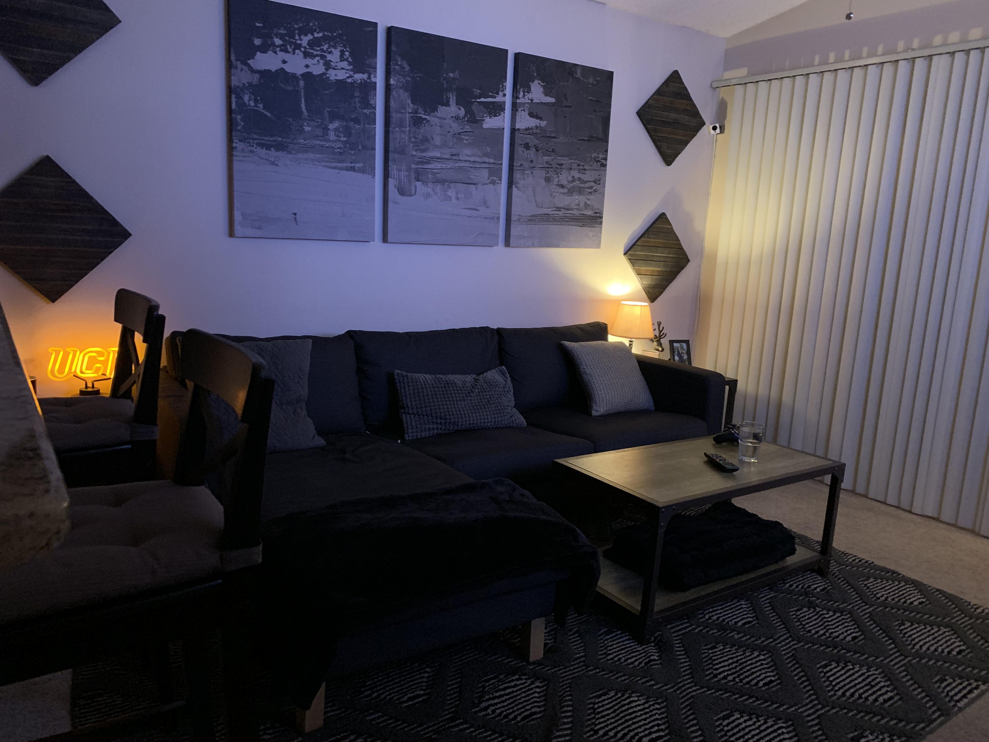 Some new art for the living room was a nice touch r/malelivingspace