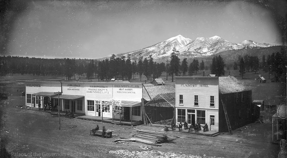 "Old Flagstaff, Arizona" in 1883 r/WildWestPics