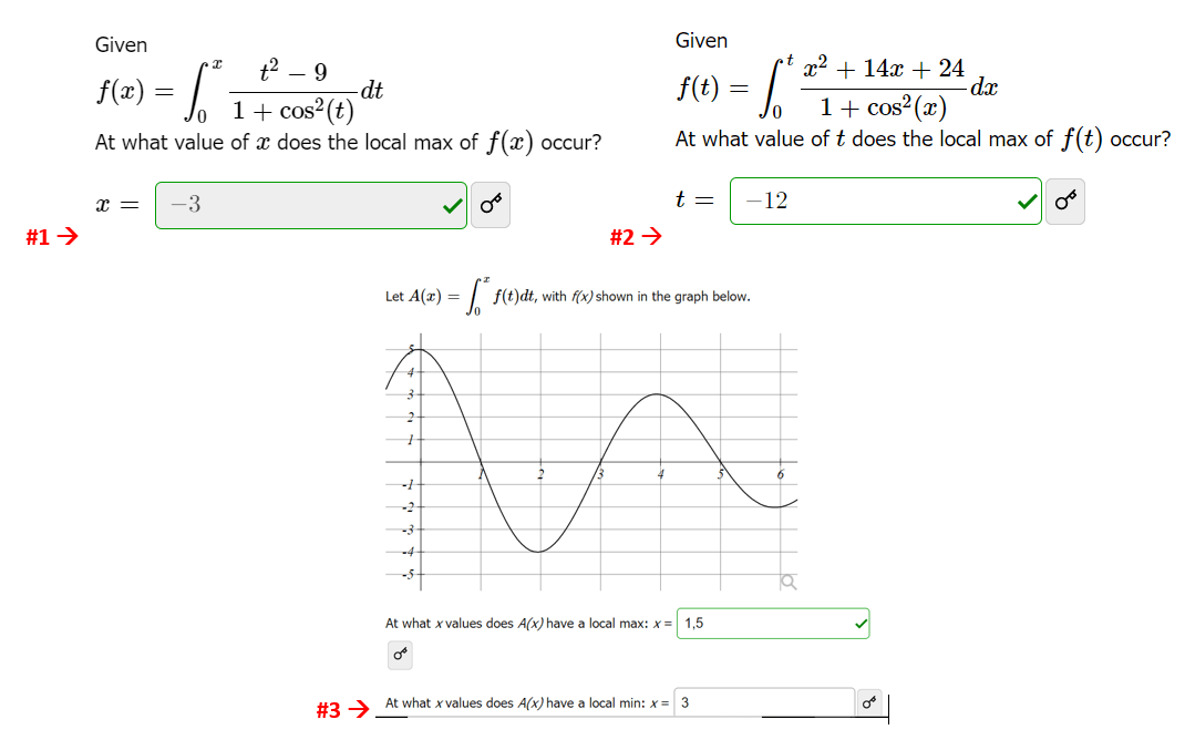 How to Find Local Max/Min with Fundamental Theorem of Calculus can