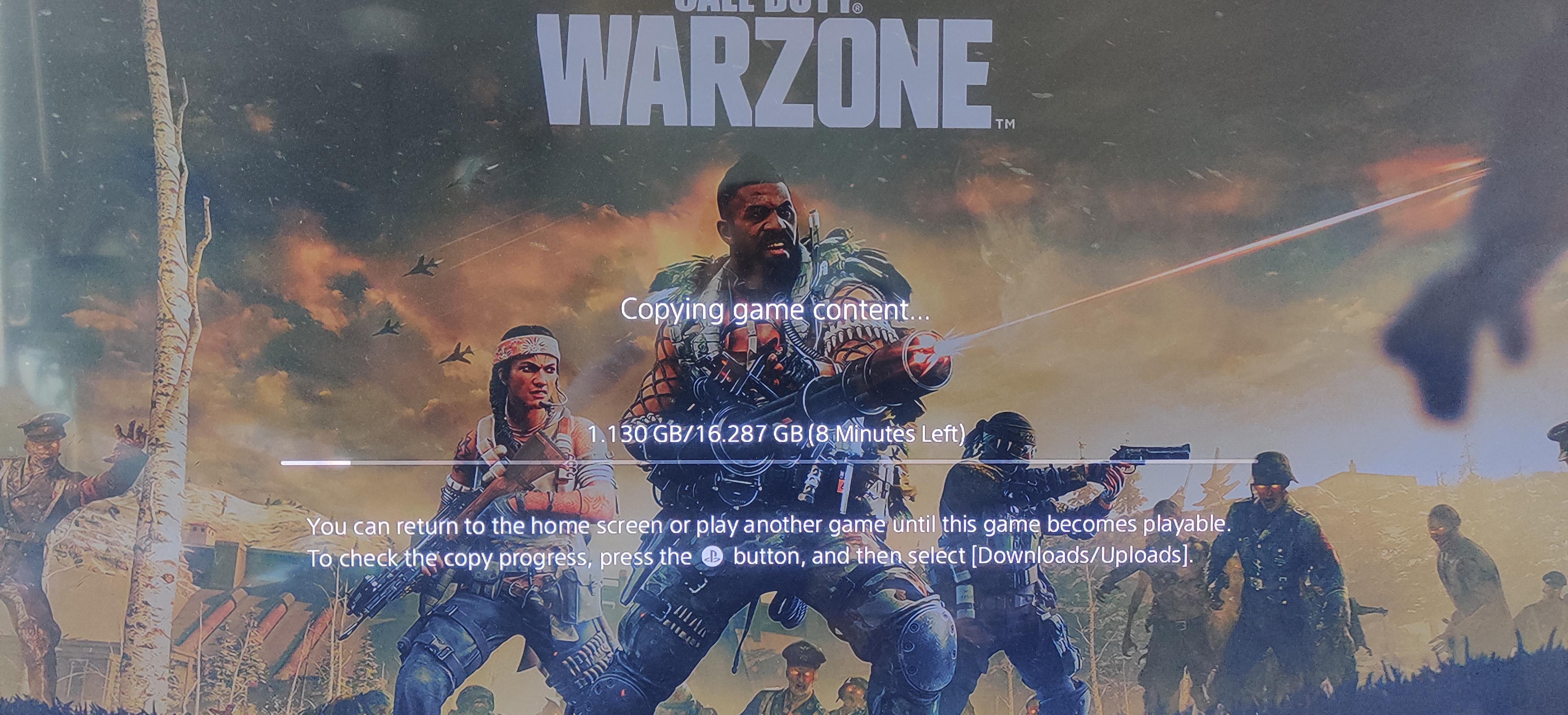 [PS5] Why my warzone always copies game content everytime i start the