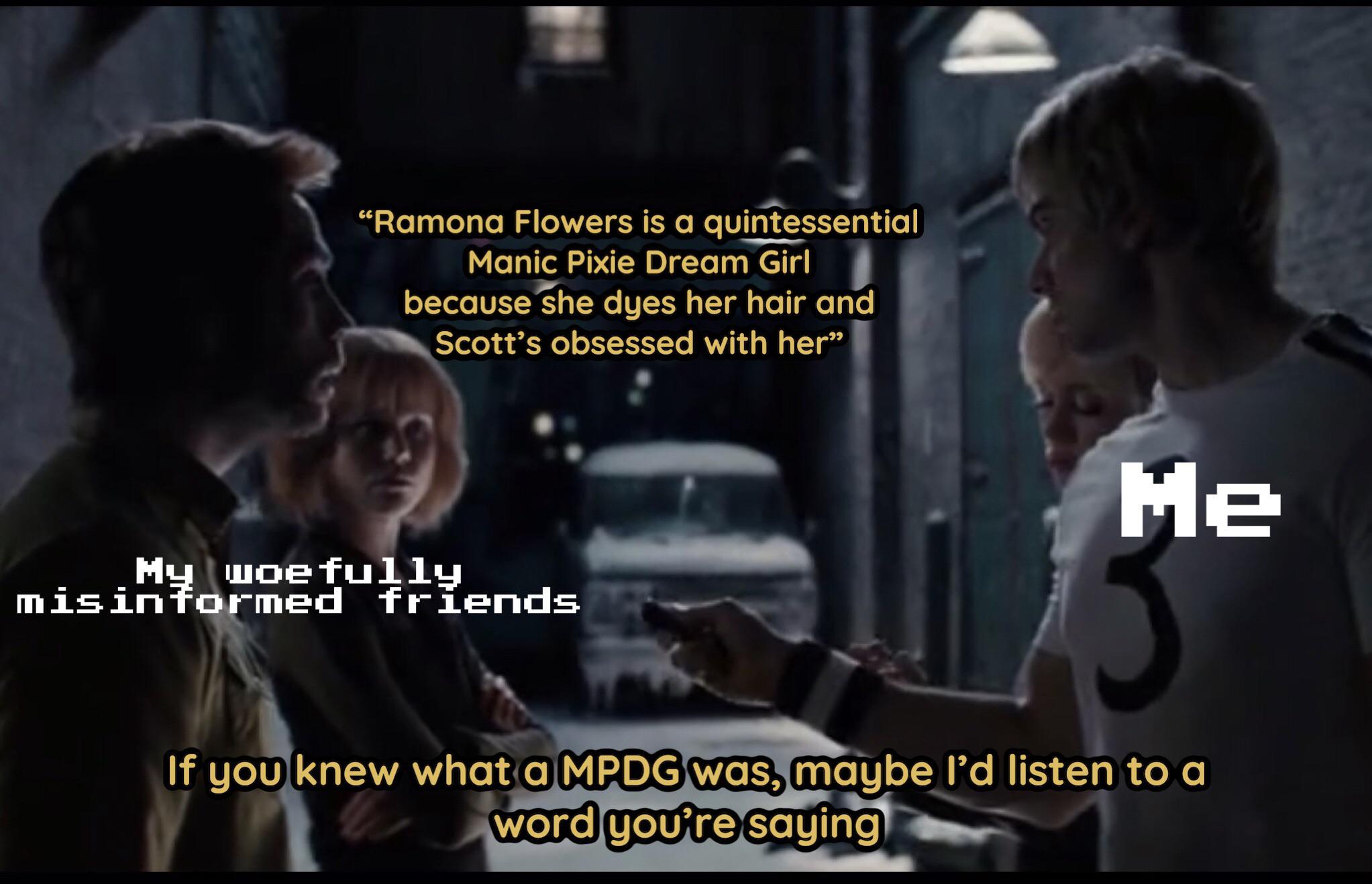 PSA based off of an argument I had last night Ramona Flowers is not a