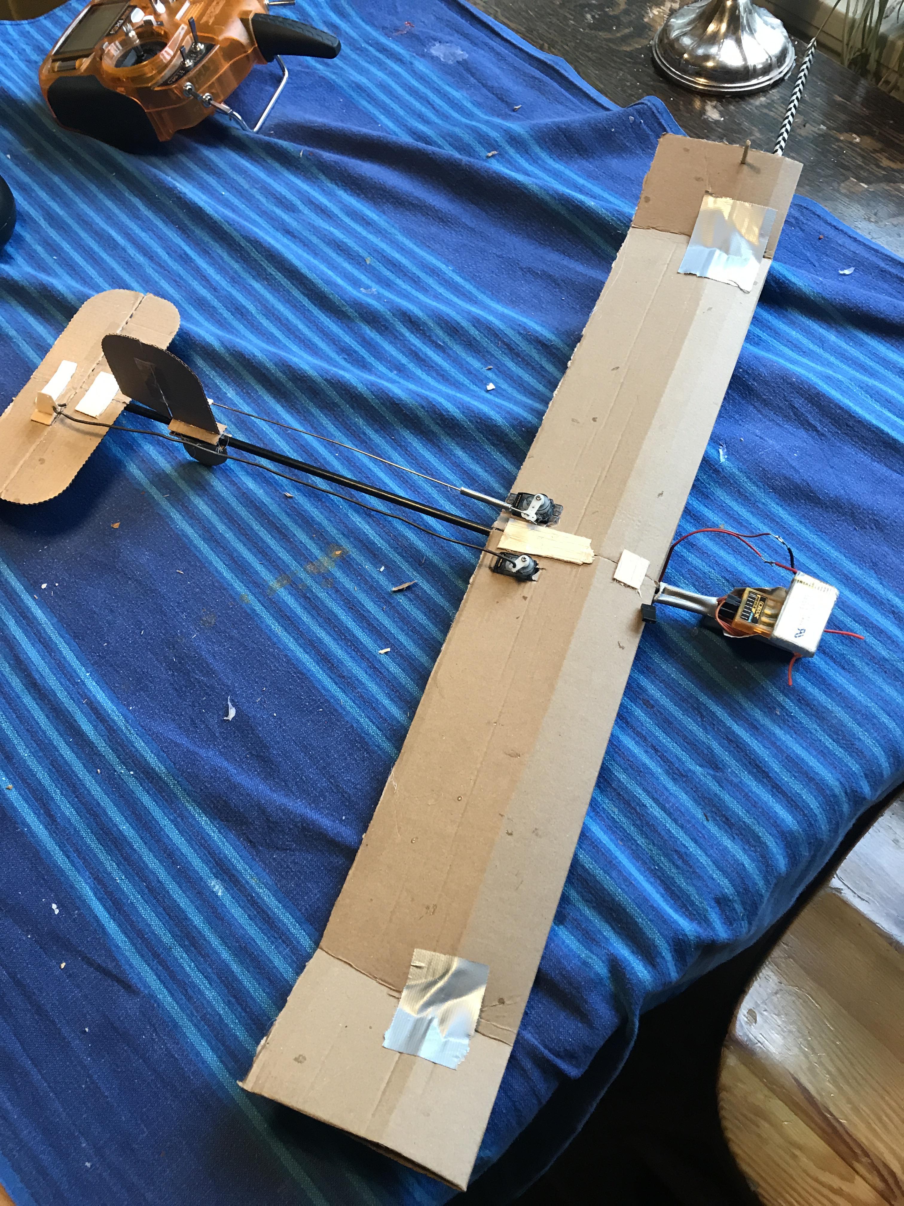 Cardboard DLG glider, will it work r/RCPlanes