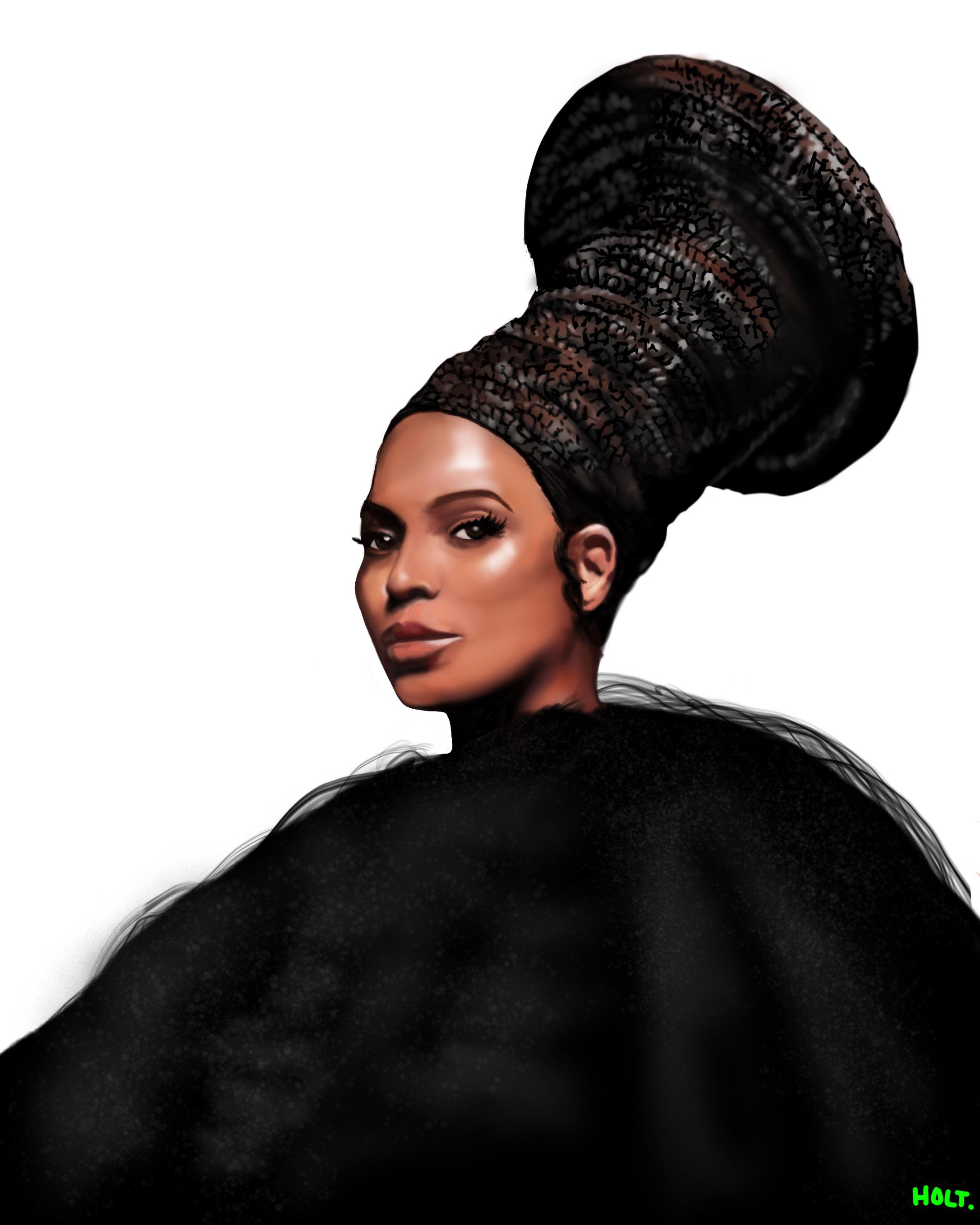 BLACK IS KING, ART BY ME, iPAD PRO, 2020 r/Art