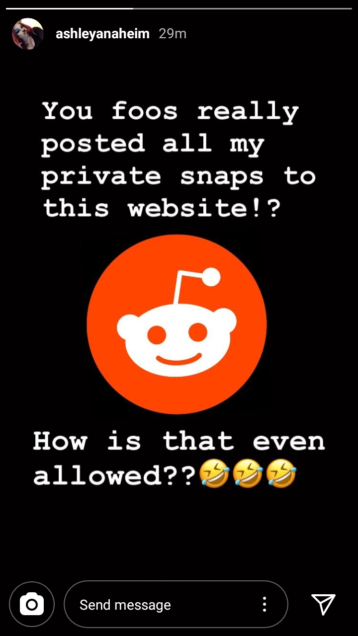 ashley Anaheim who got her stuff?? : u/ag935123