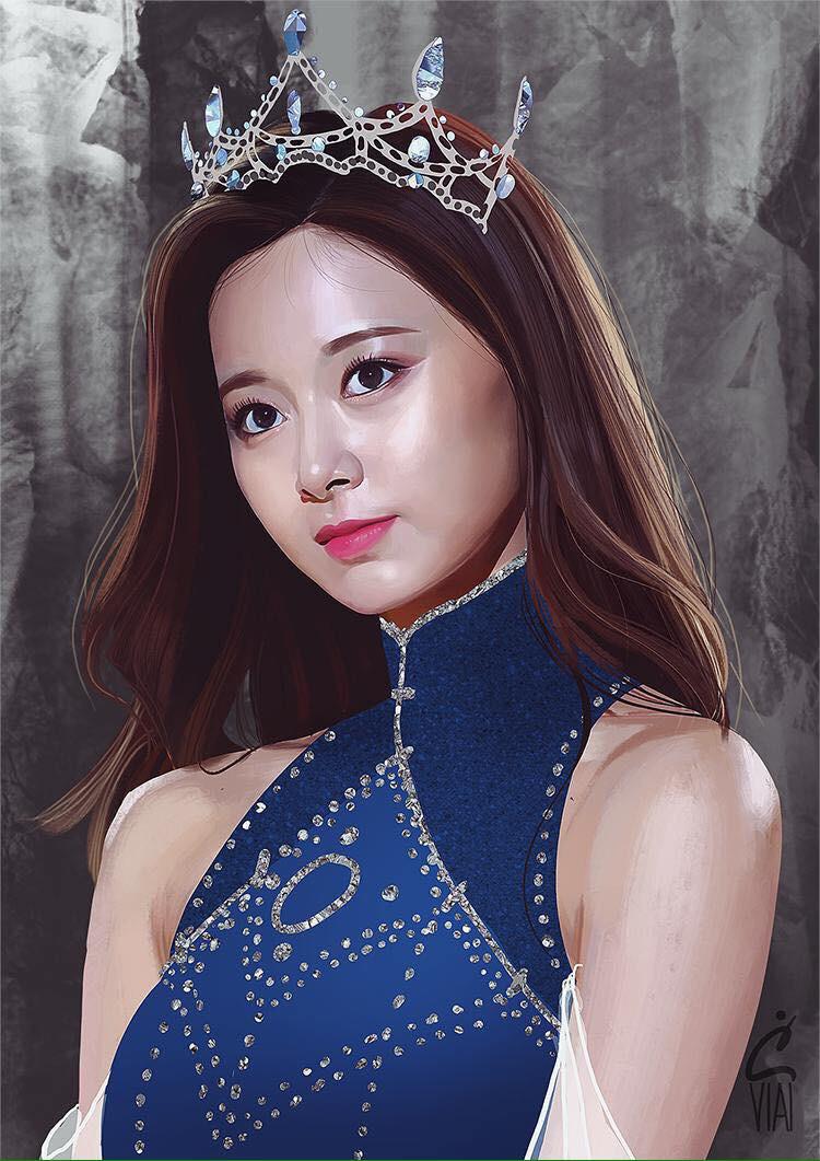 Queen Tzuyu (Credits ViaiArtworks) twicemedia