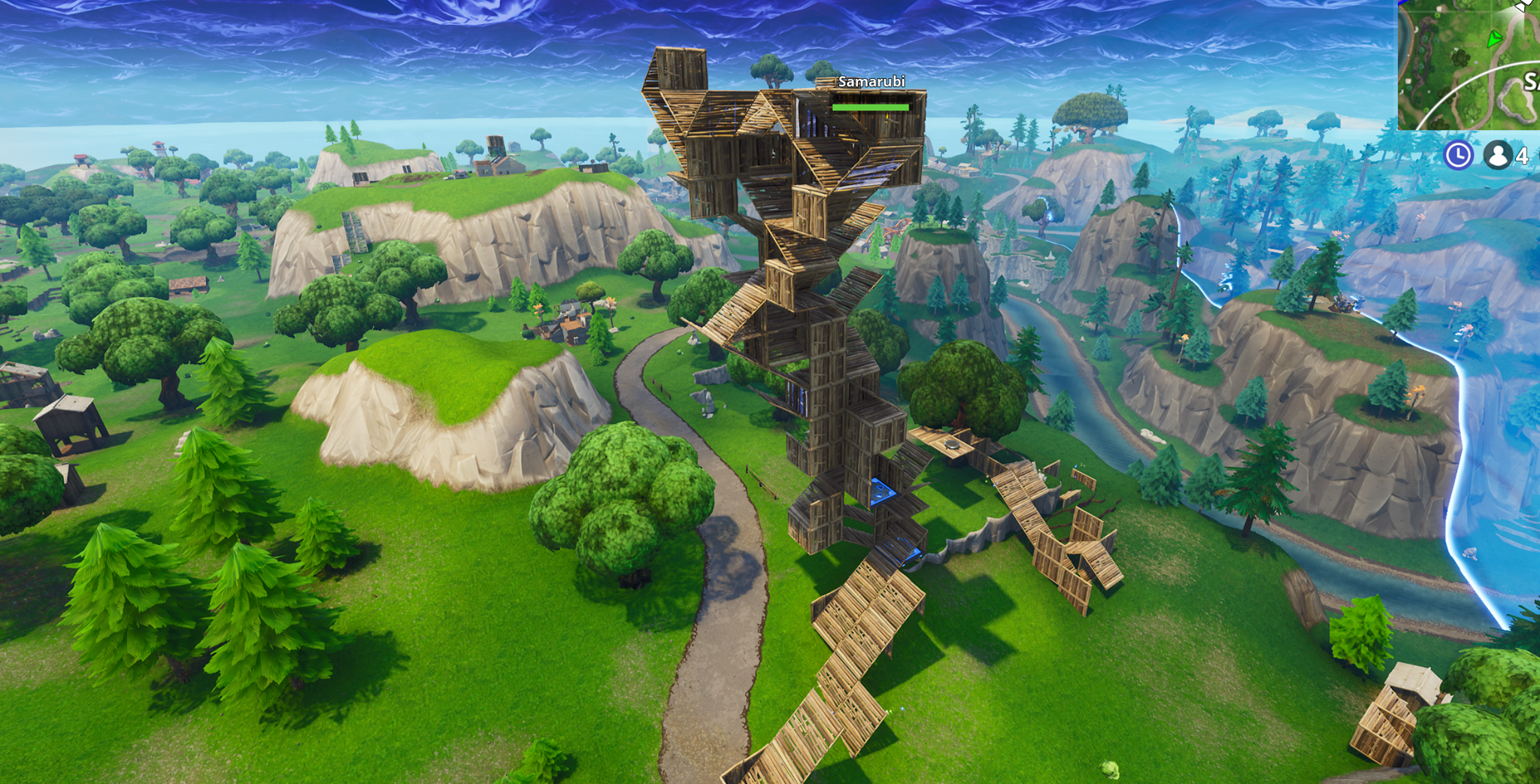 This is why Fortnite BR is the best BR. Build fights like