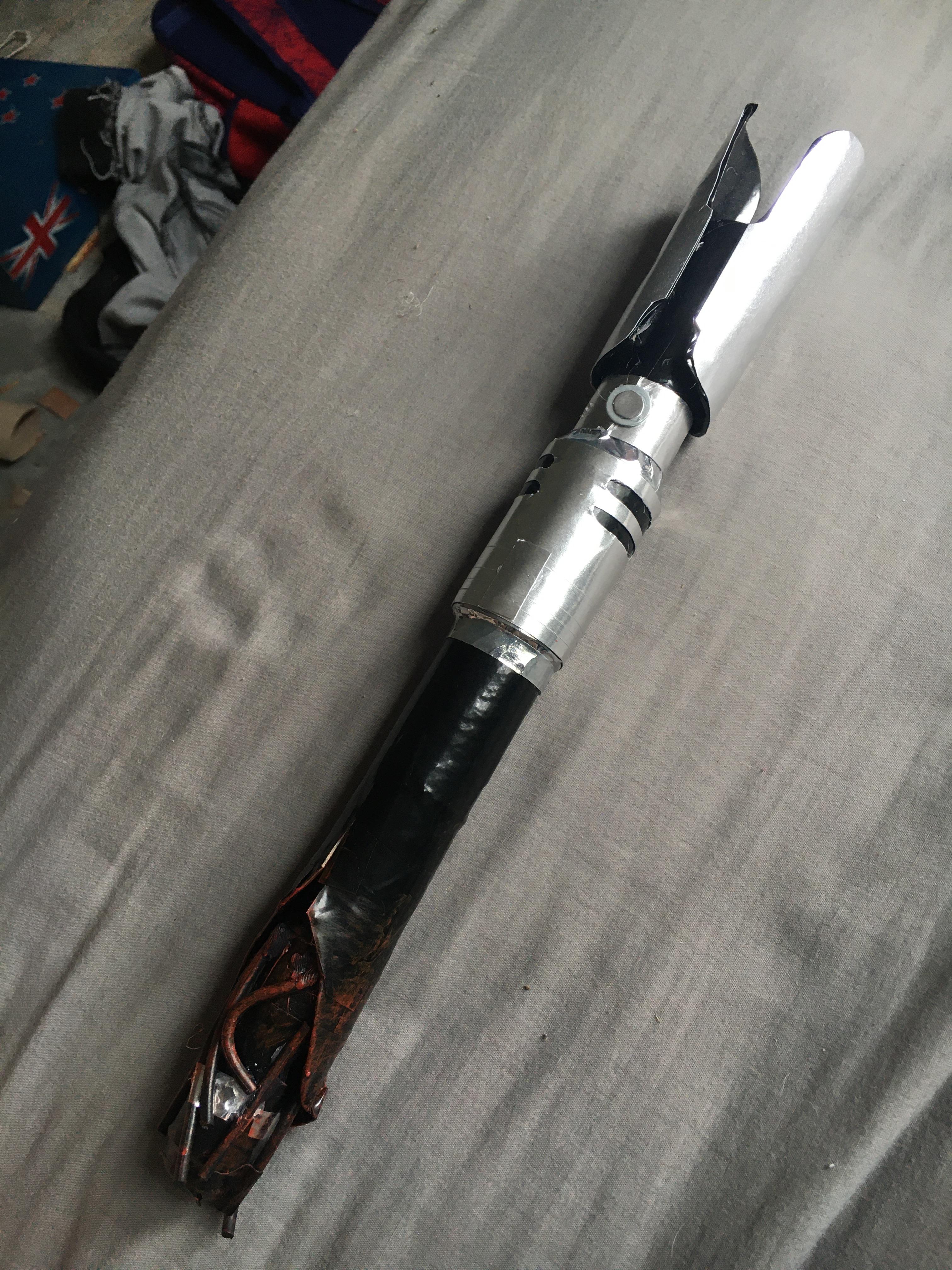 I made Cal’s lightsaber out of cardboard! r/FallenOrder