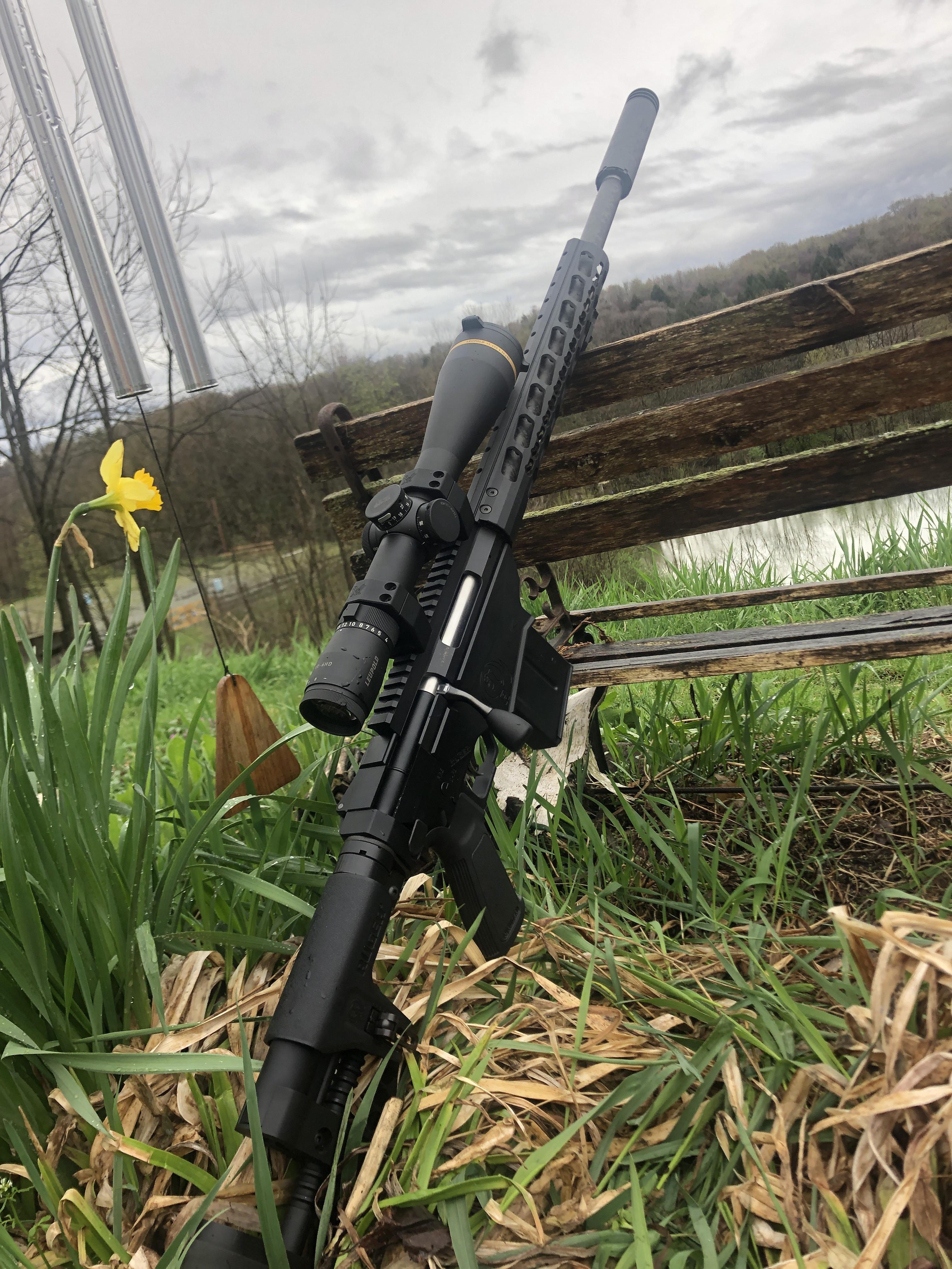 Not a bad view while waiting for the muskrat to come back out r/guns