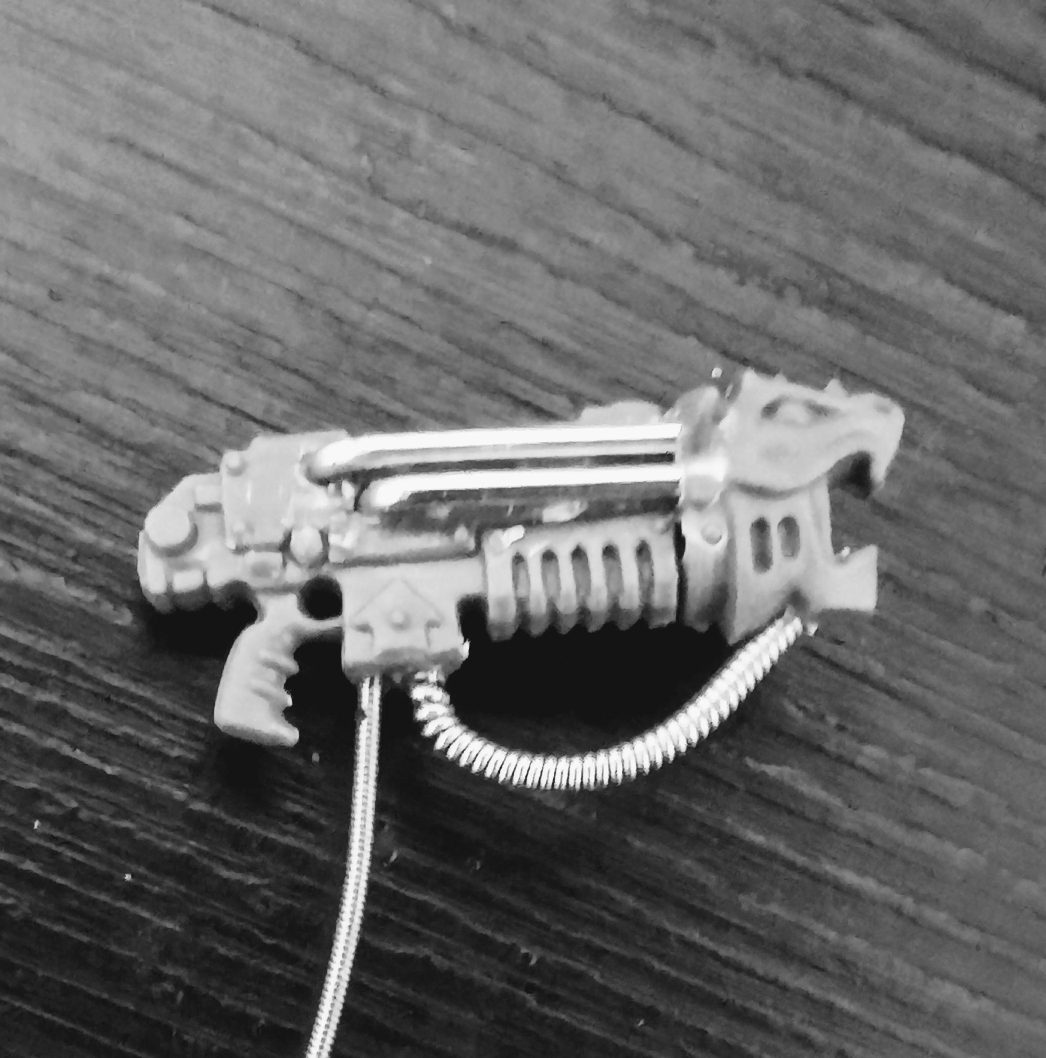 My attempt at a sonic blaster.... Should I continue? r/Warhammer40k