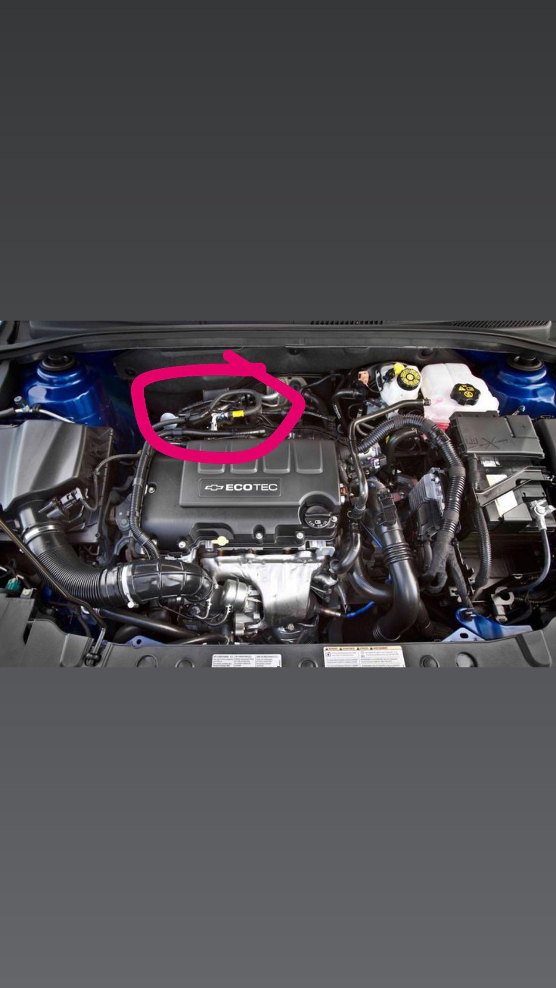 Some kind of clicking noise coming from this engine area? Any idea as