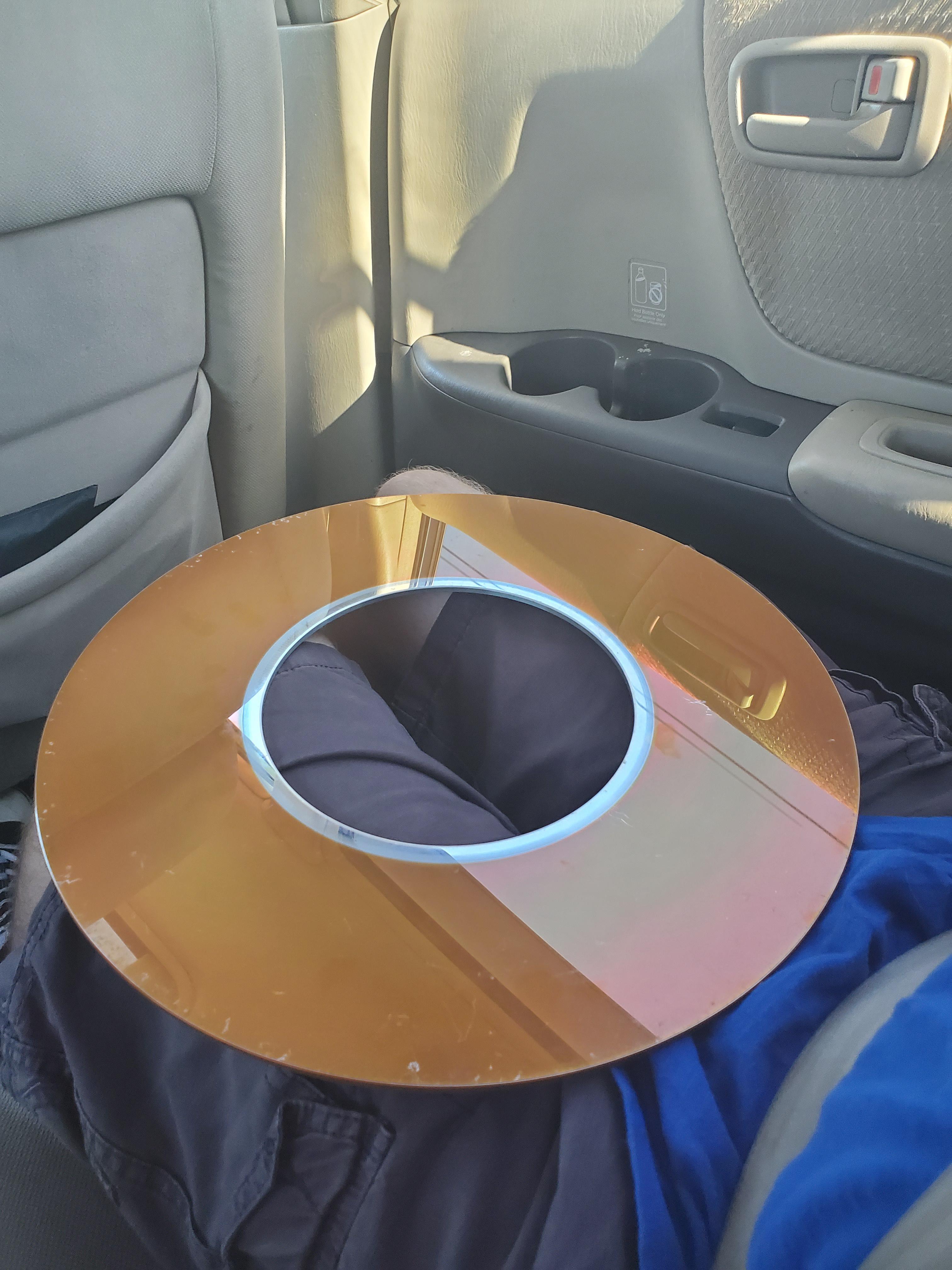 Vintage IBM hard disk platter (70s/80s?)