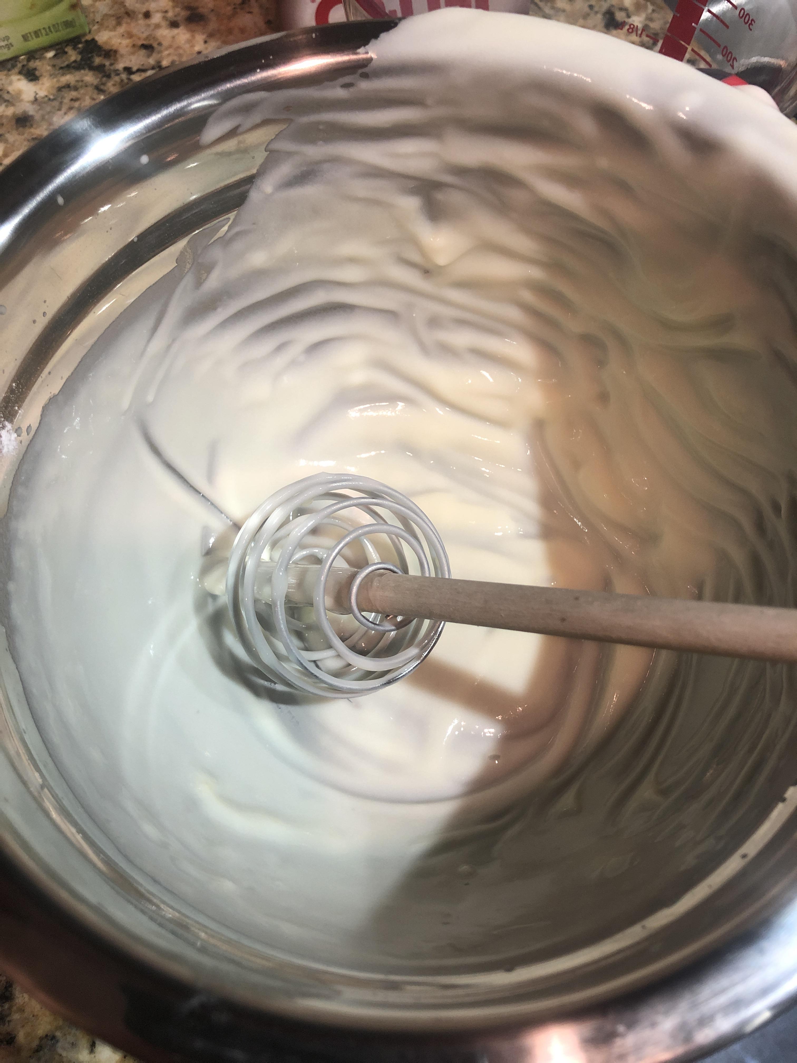 Don’t have a whisk and need one. Have a wooden spoon and a blender ball