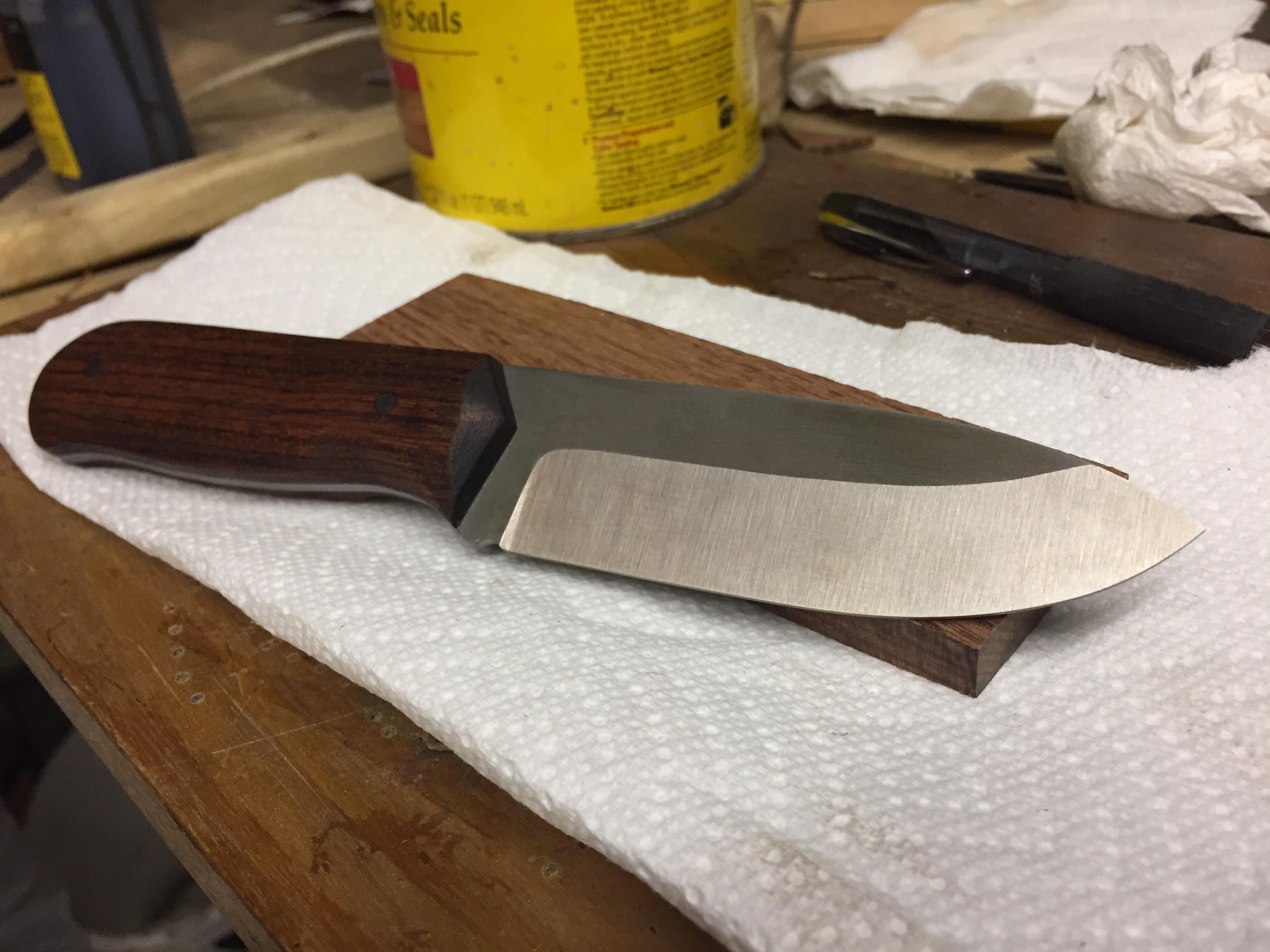 Finished my first knife (still needs and edge) r/knifemaking
