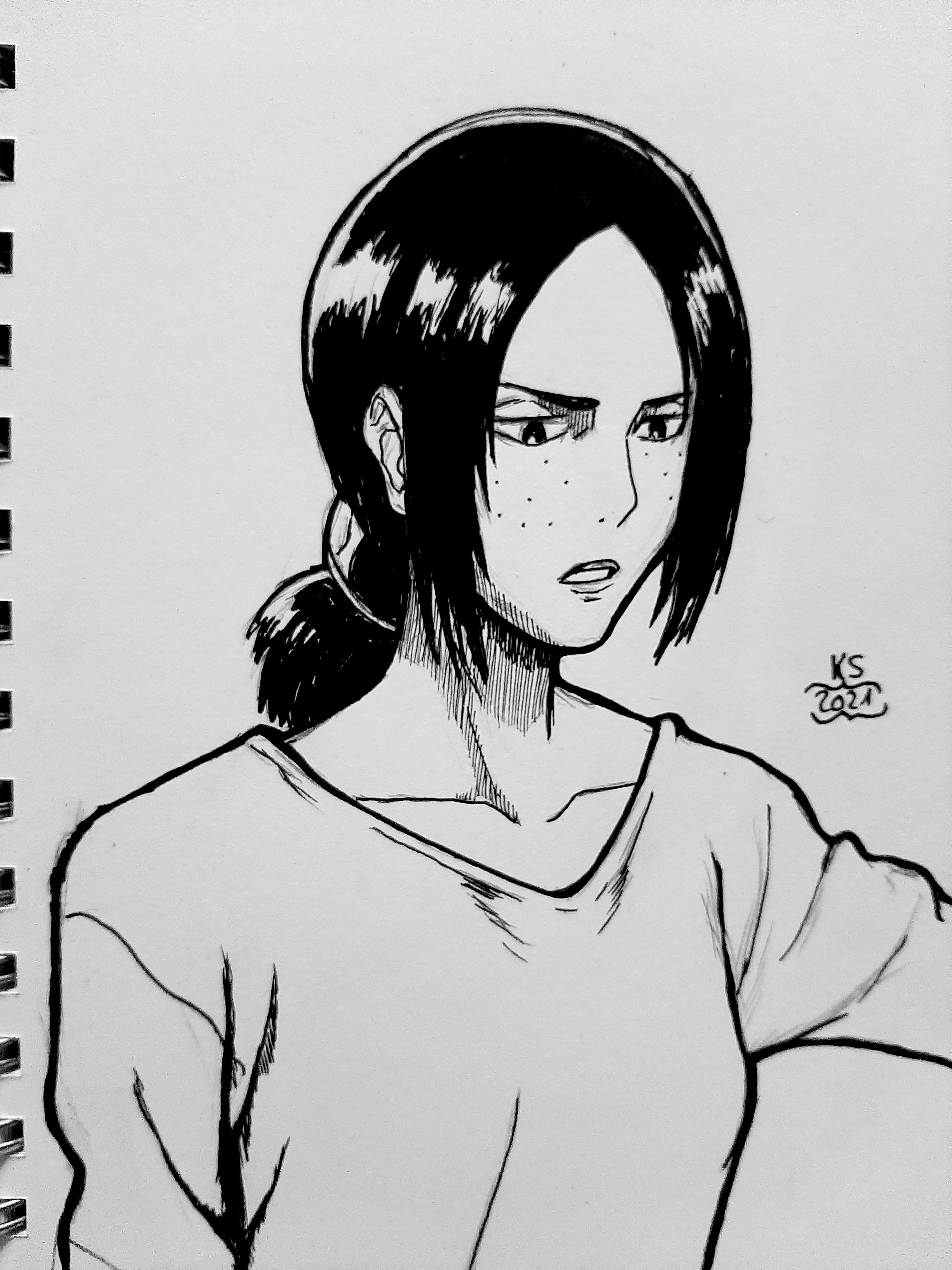 Ymir Drawing by me r/attackontitan