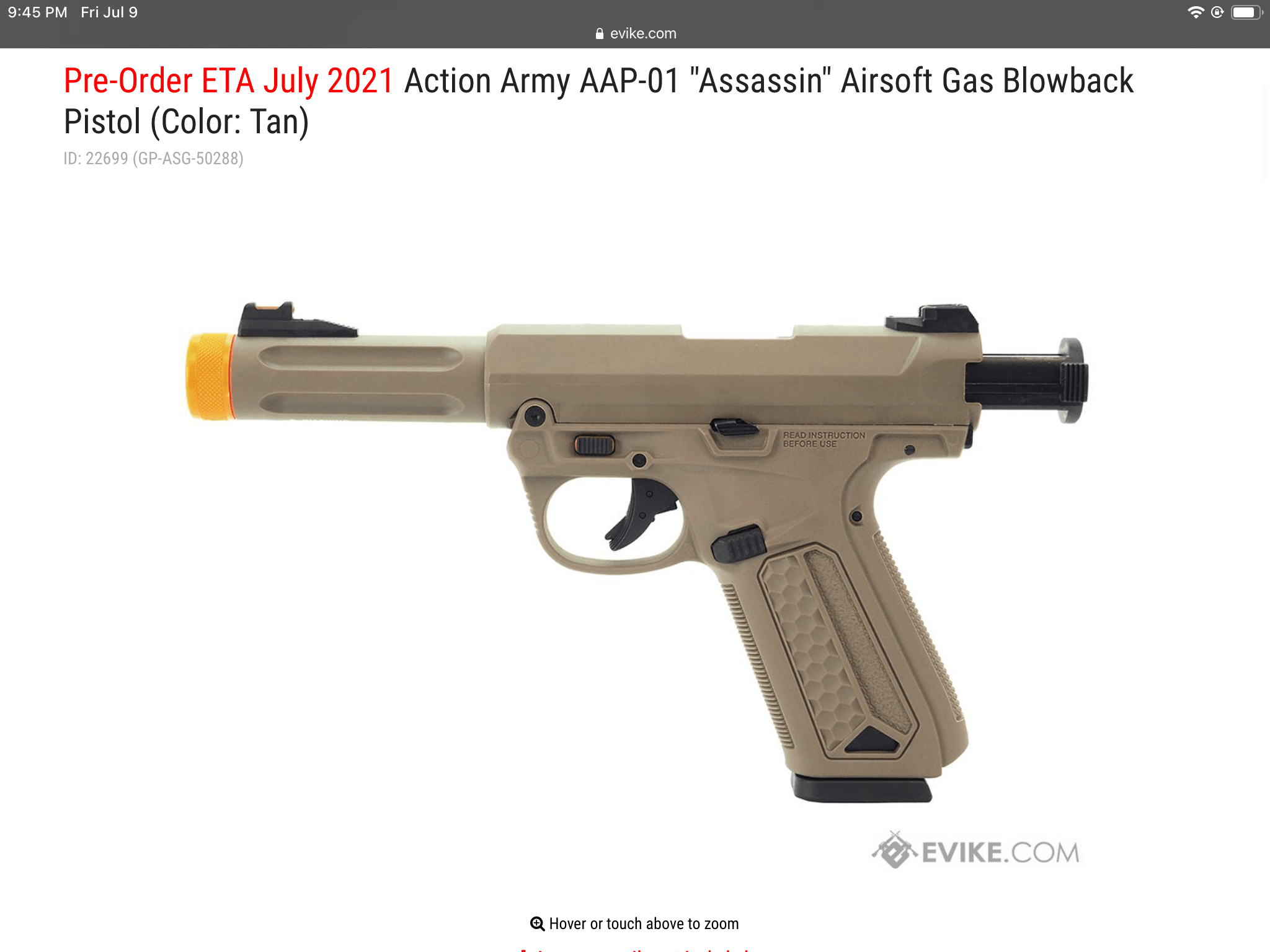 I’m Looking for a good sniper sidearm, this is a good one correct? r