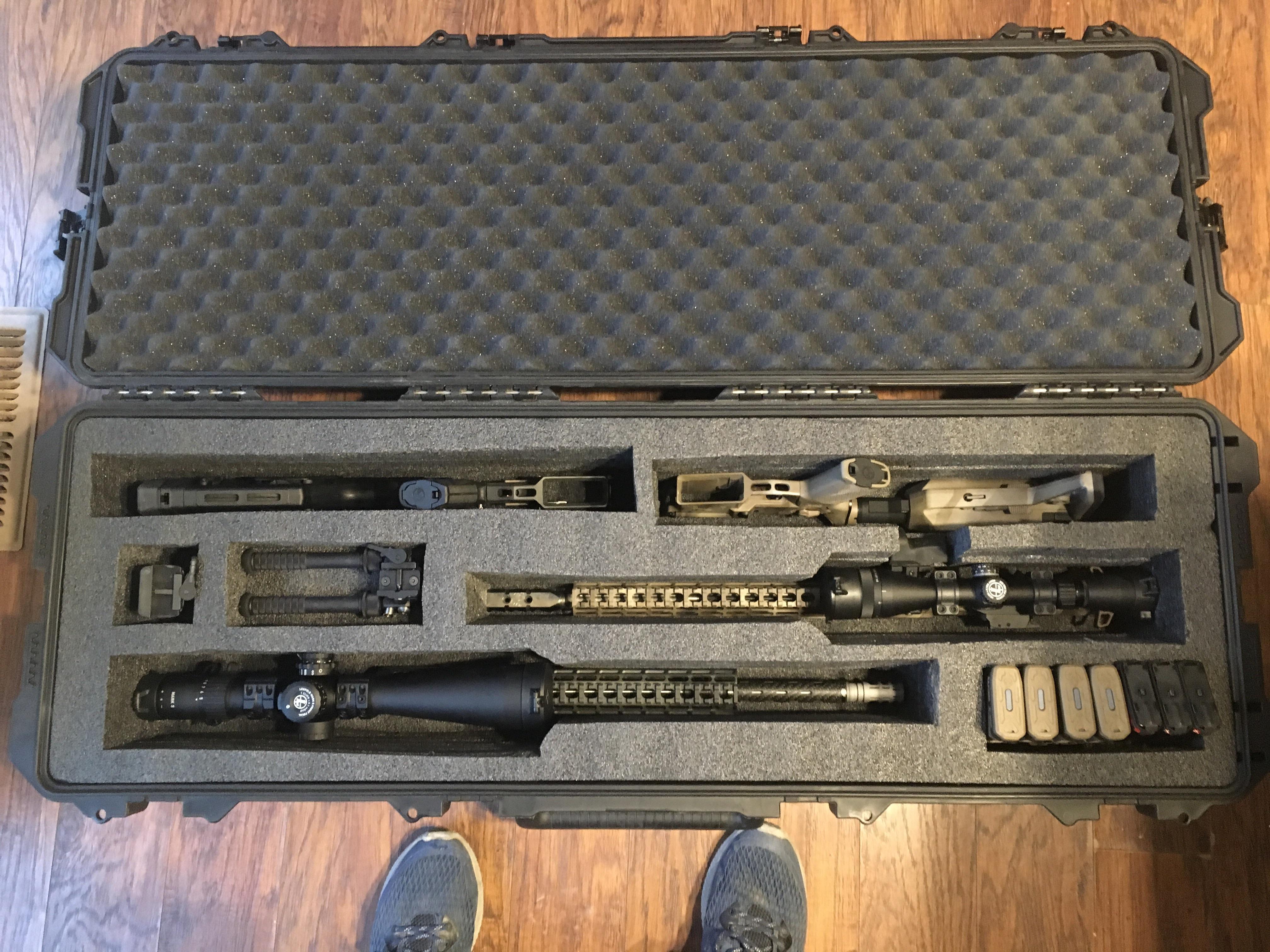 Finally finished my pelican storm case. r/ar15