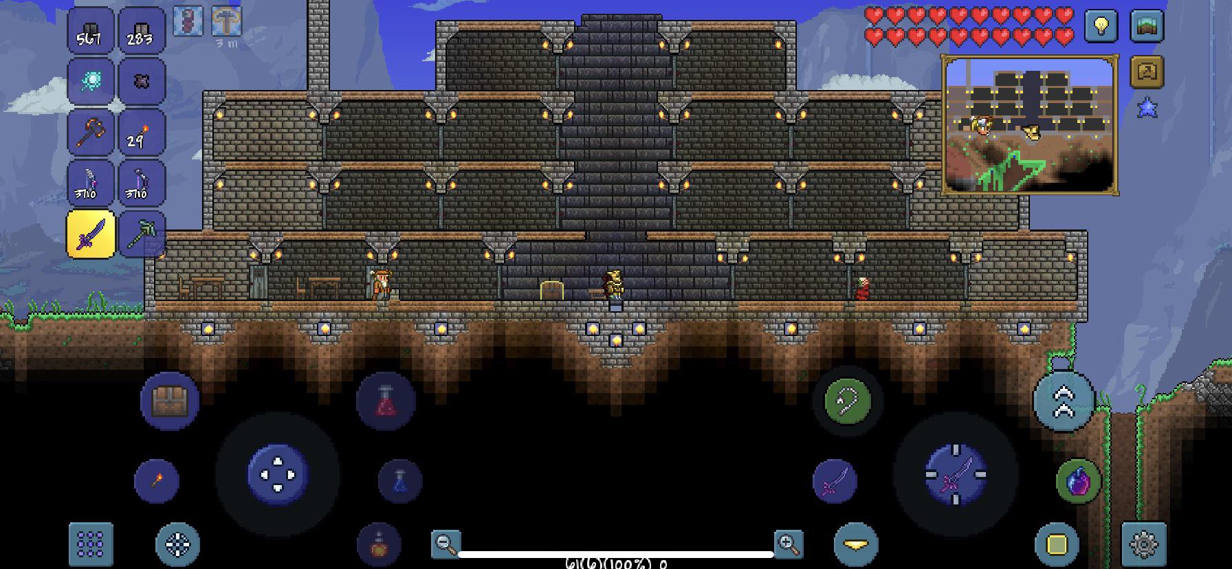 Should I leave the Ebonstone walls in the middle? Or replace them with