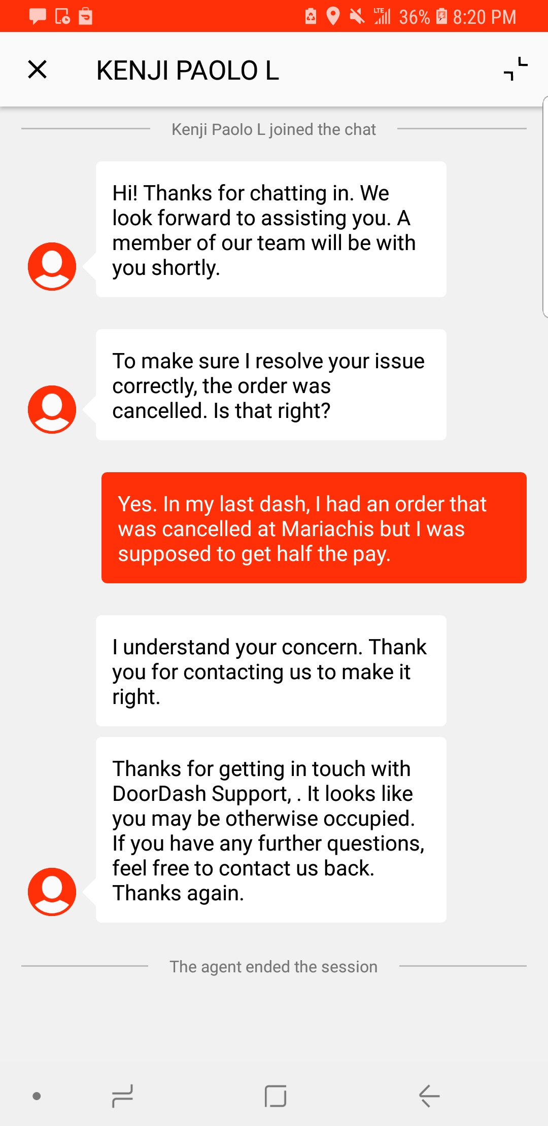 This is the third time Support has ended chat on me without fixing the