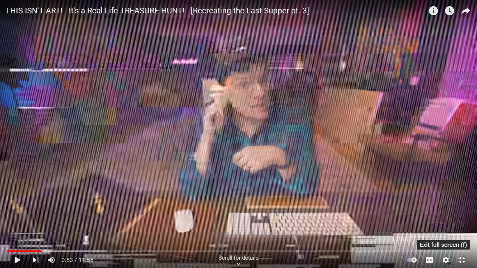 In one of the time lapses the clock keeps changing, i recorded them and