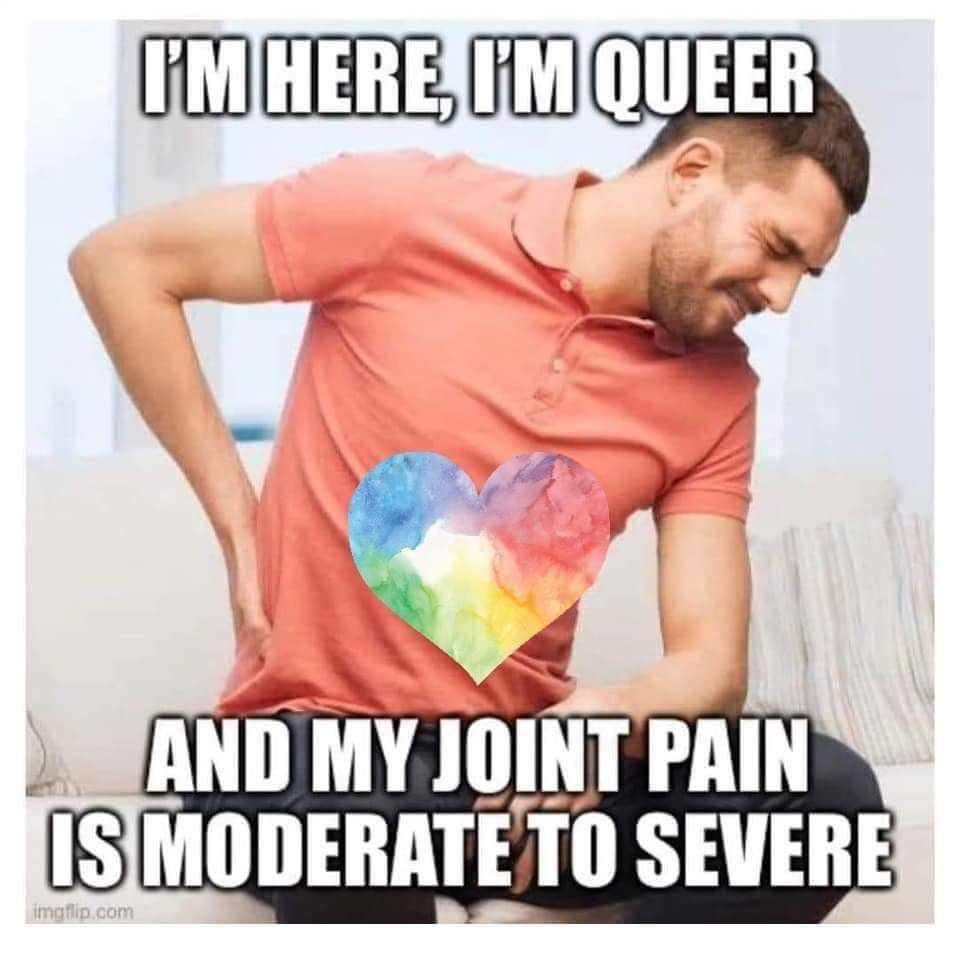 Home "office chair" ain't doing my posture no good r/lgbtmemes