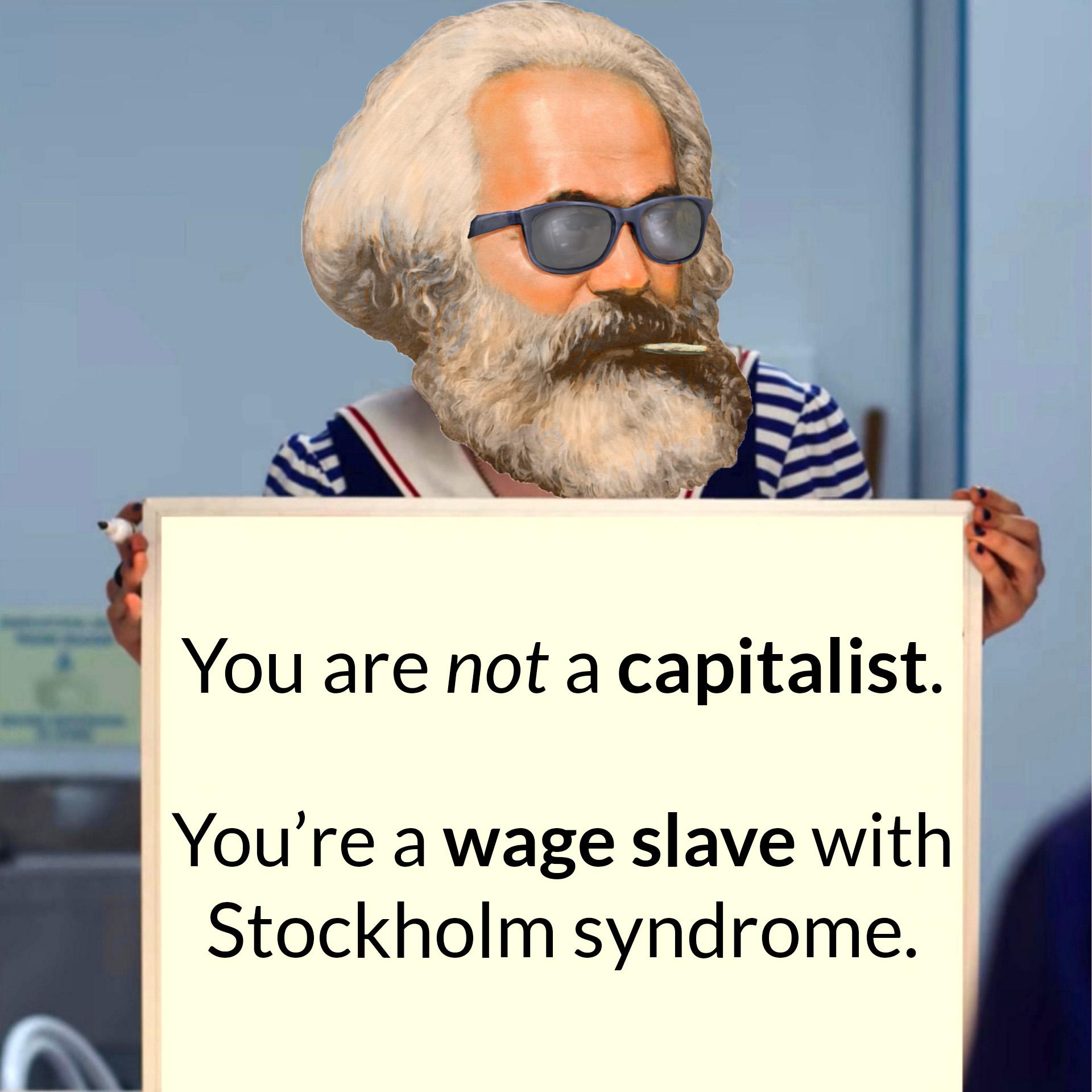 In honor of Karl Marx's death day, I updated a great meme I saw on this