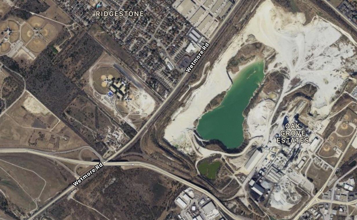 Cement factory in a quarry. San Antonio Texas. r/mildlypenis