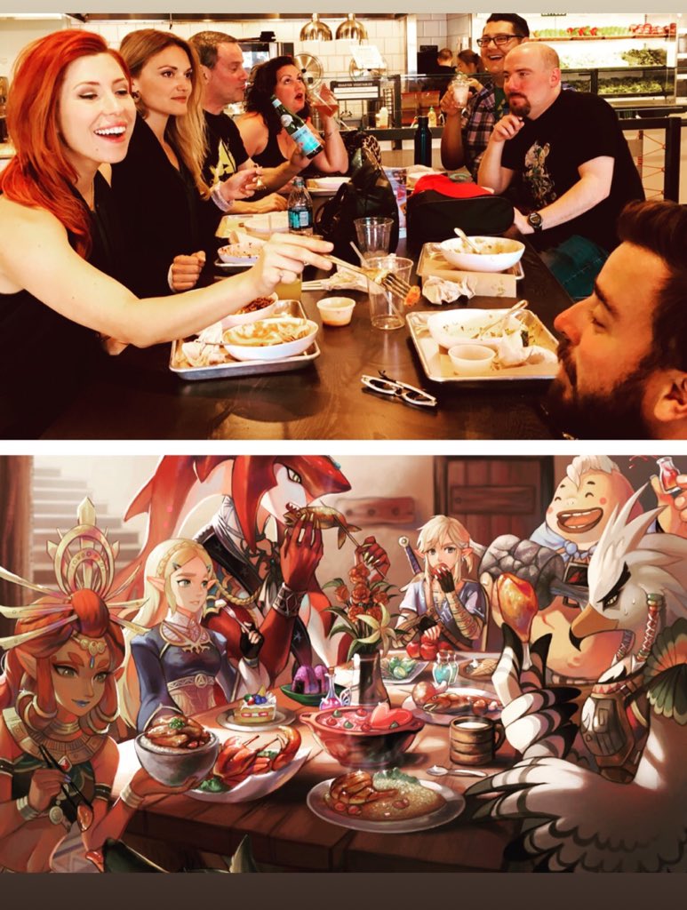 Voice Actors Recreate Fan Art! Breath_of_the_Wild