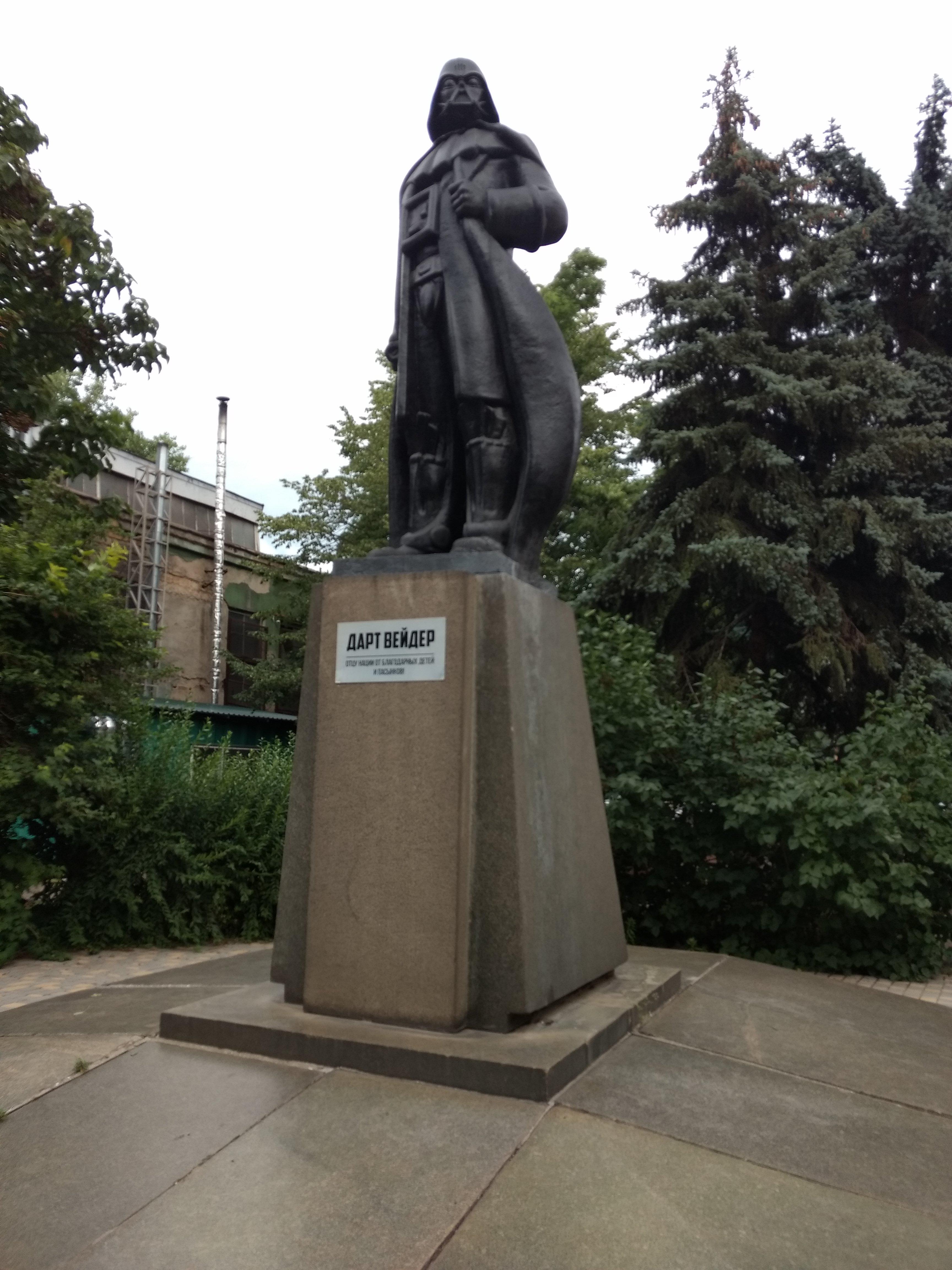 6 years ago, a Lenin monument was replaced by Darth Vader in Odessa