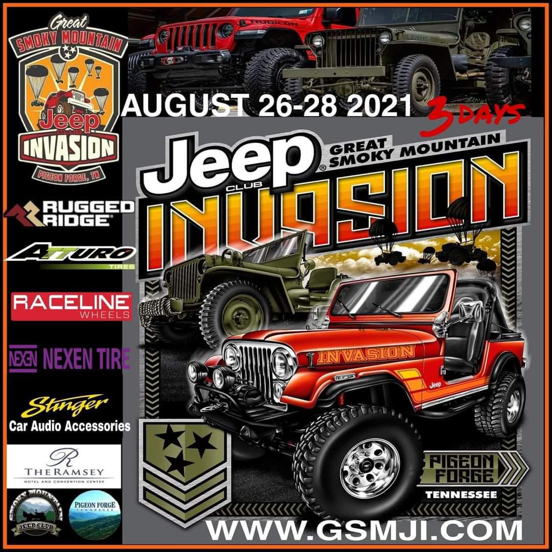 Who all is going to the Great Smoky Mountains Jeep Invasion and what