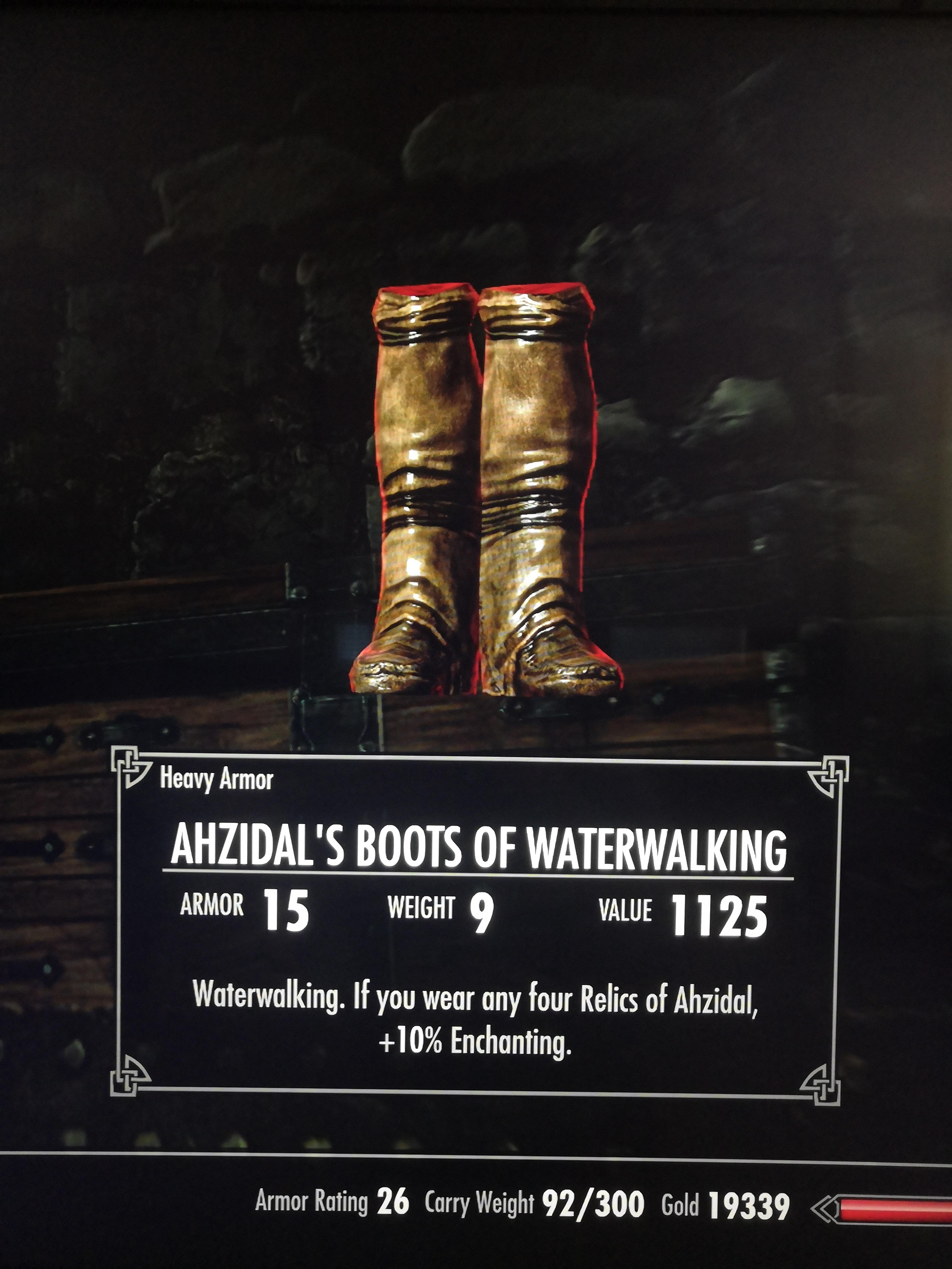 TIL There is fortify enchanting boots! r/skyrim