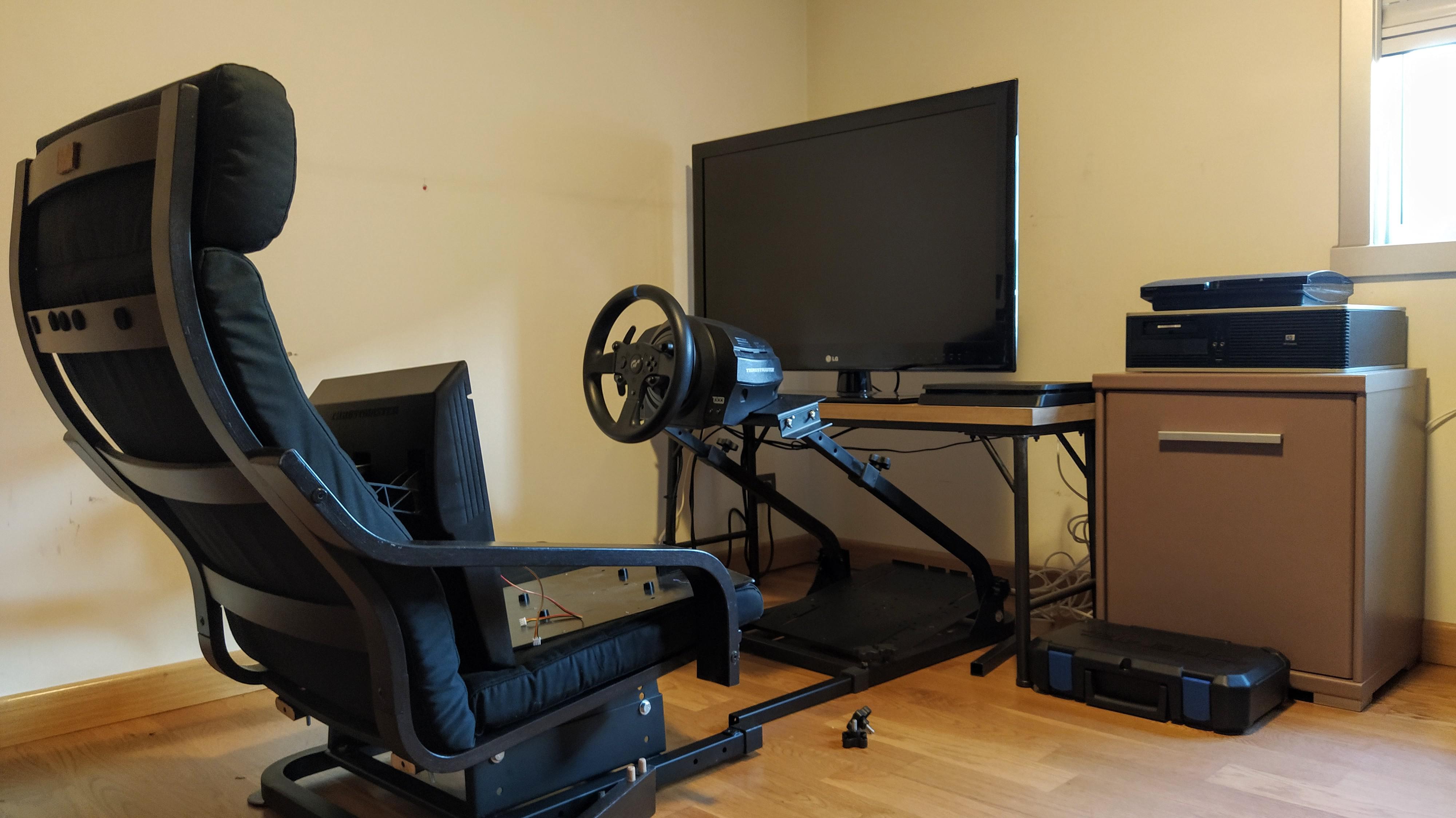 I mounted a POANG on the GT Omega Classic r/simracing