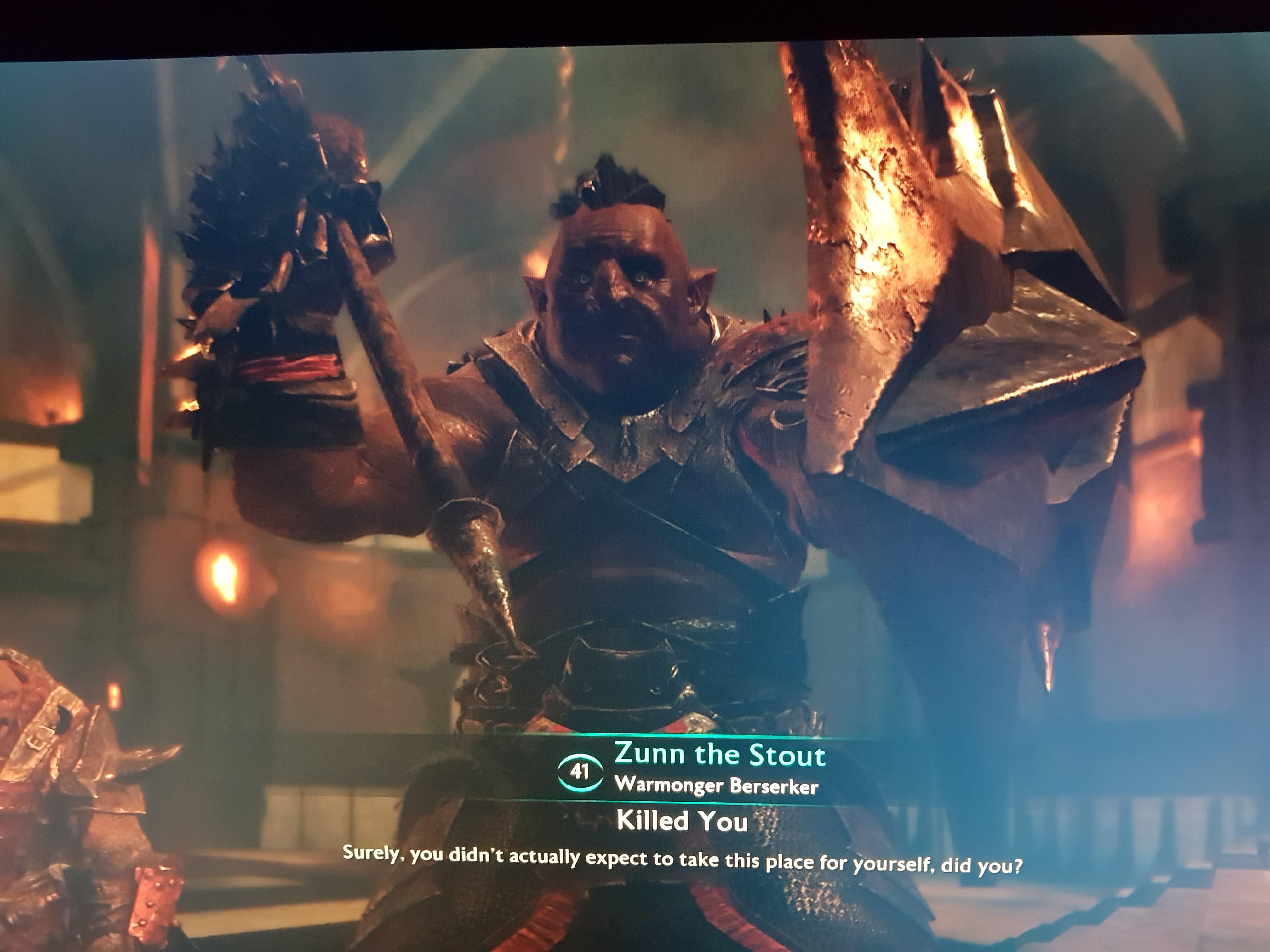 Just when I was going to kill the overlord. shadow_of_war