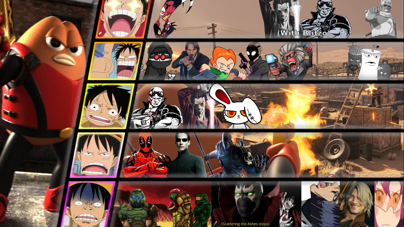 Made a personal Jack "Killer" Bean Matchup Tier List (also if Im