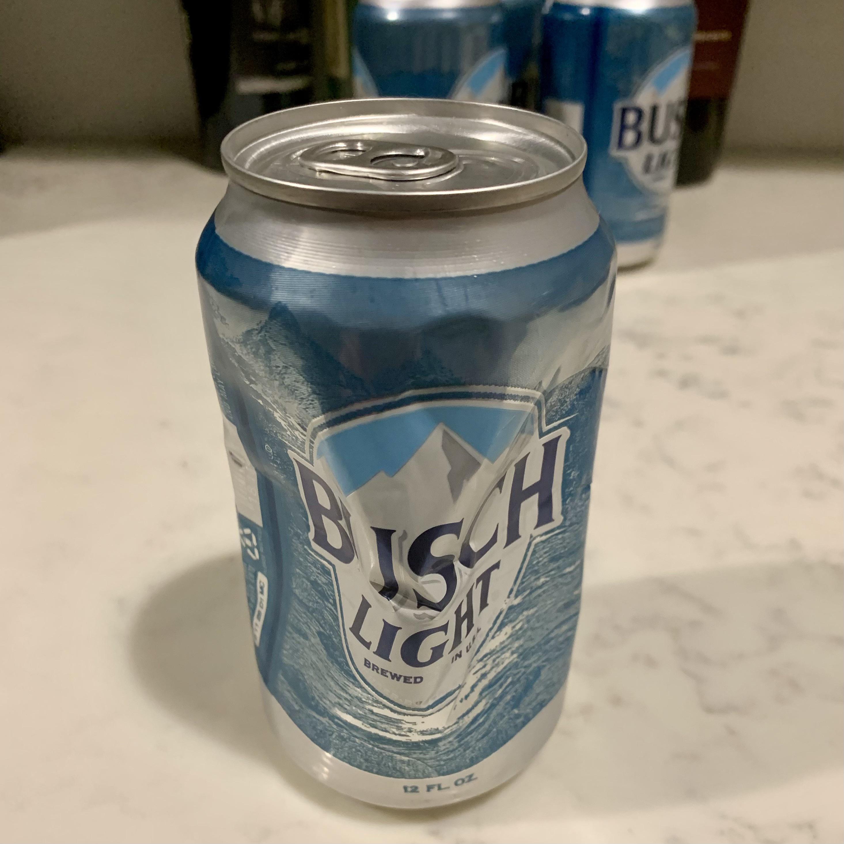 Beer can, unopened, buckled under vacuum. r/mildlyinteresting