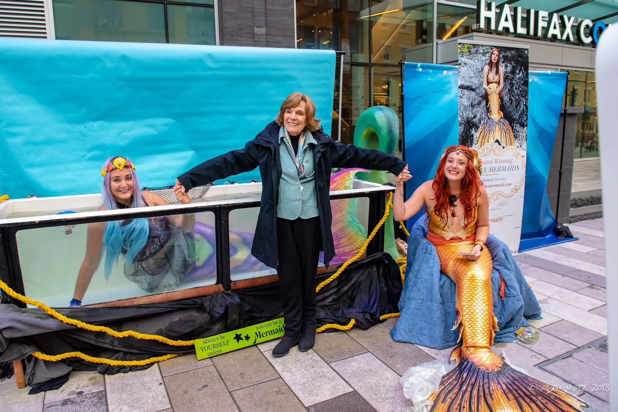 We met Dr Sylvia Earle (NatGeo and NOAA) at the Halifax G7