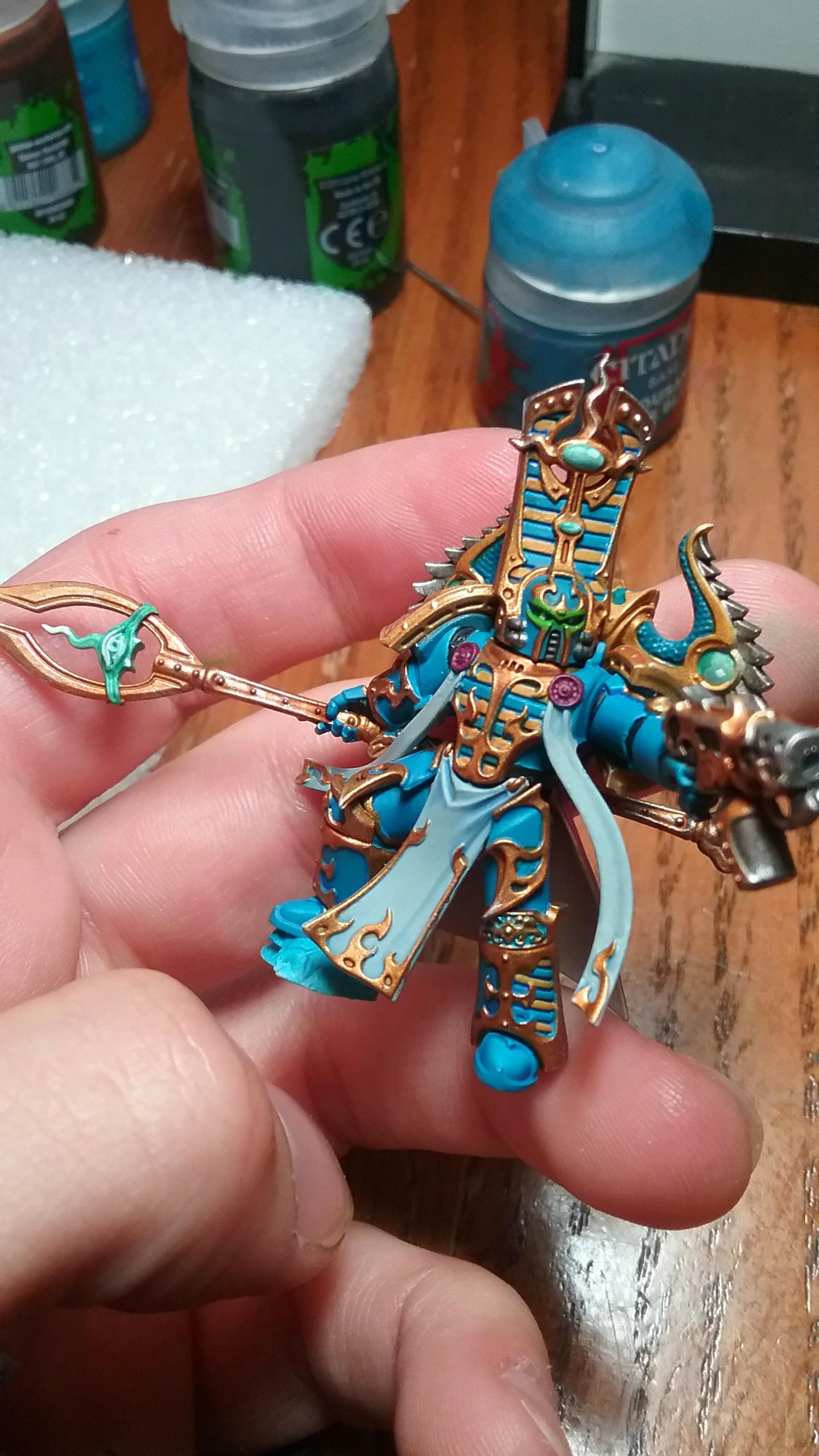 WIP 1k sons aspiring sorcerer c&c r/Warhammer40k