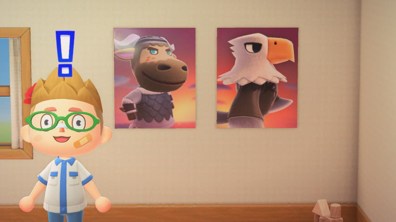Vic and Apollo’s posters connect to form one image! r/AnimalCrossing