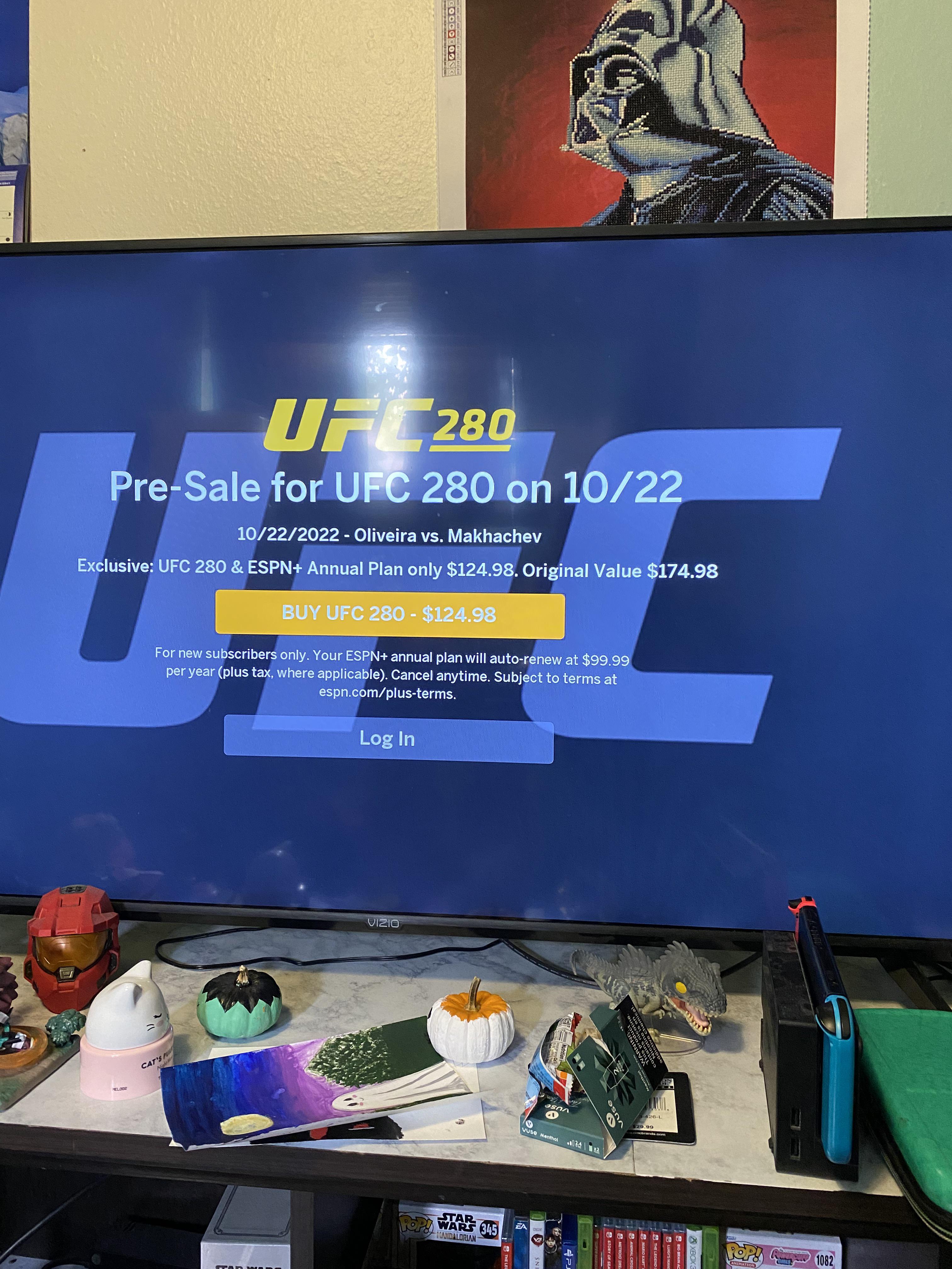 Is this seriously how much UFC 280 PPV costs? What happen to the 60