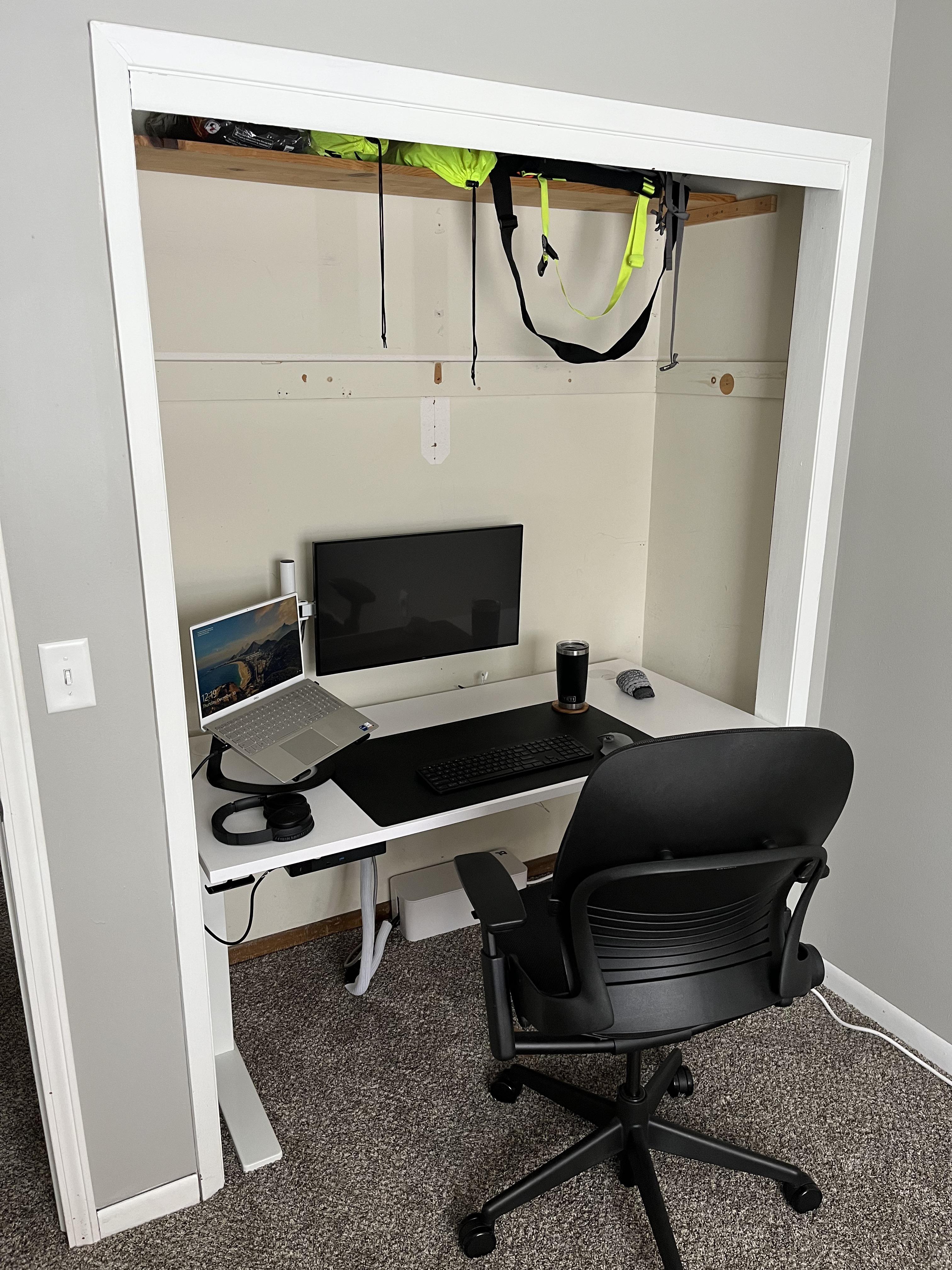 Closet desk ideas (See comment for description) r/malelivingspace