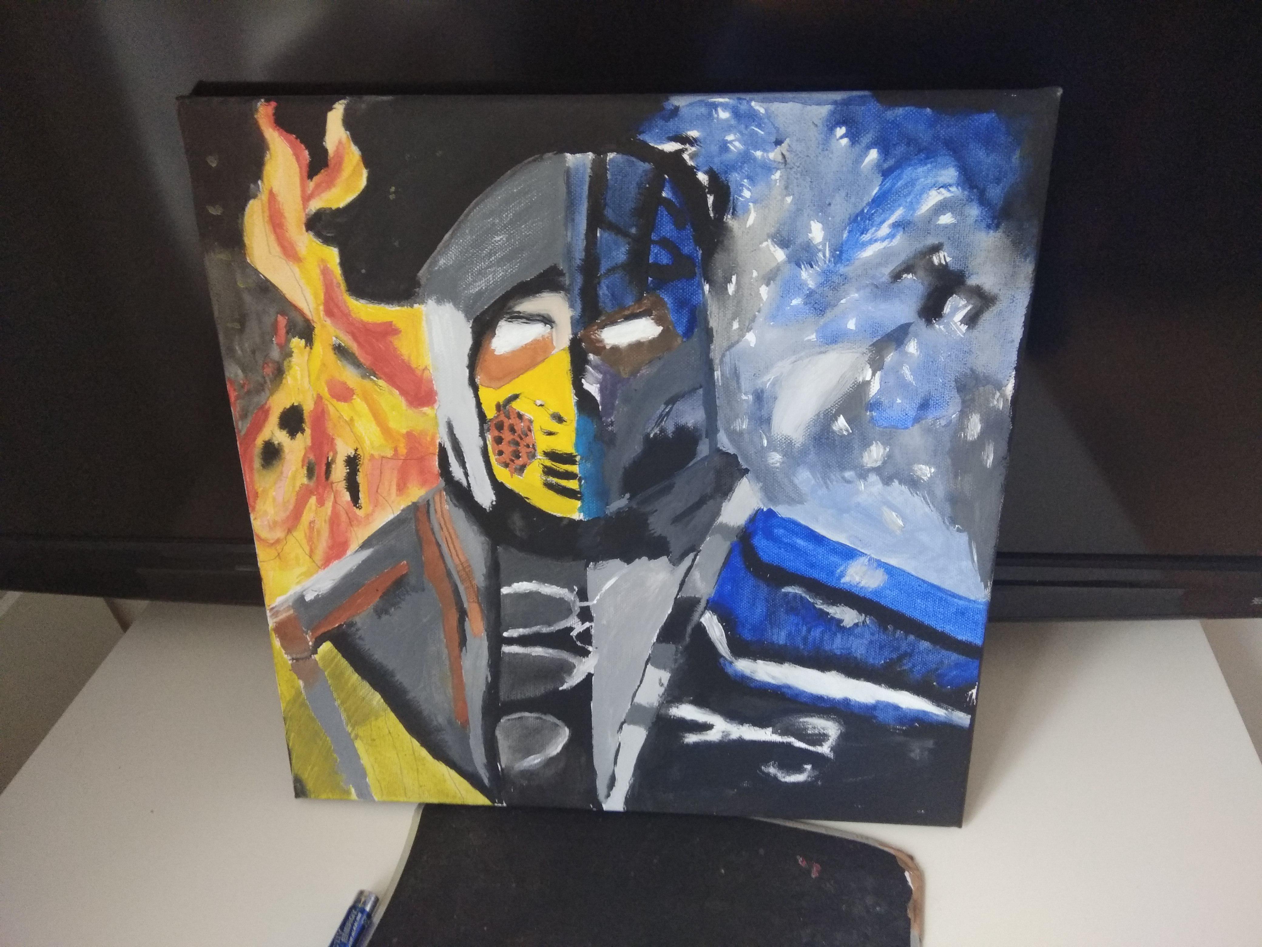 When you see all the awesome paintings on reddit and want to try it too