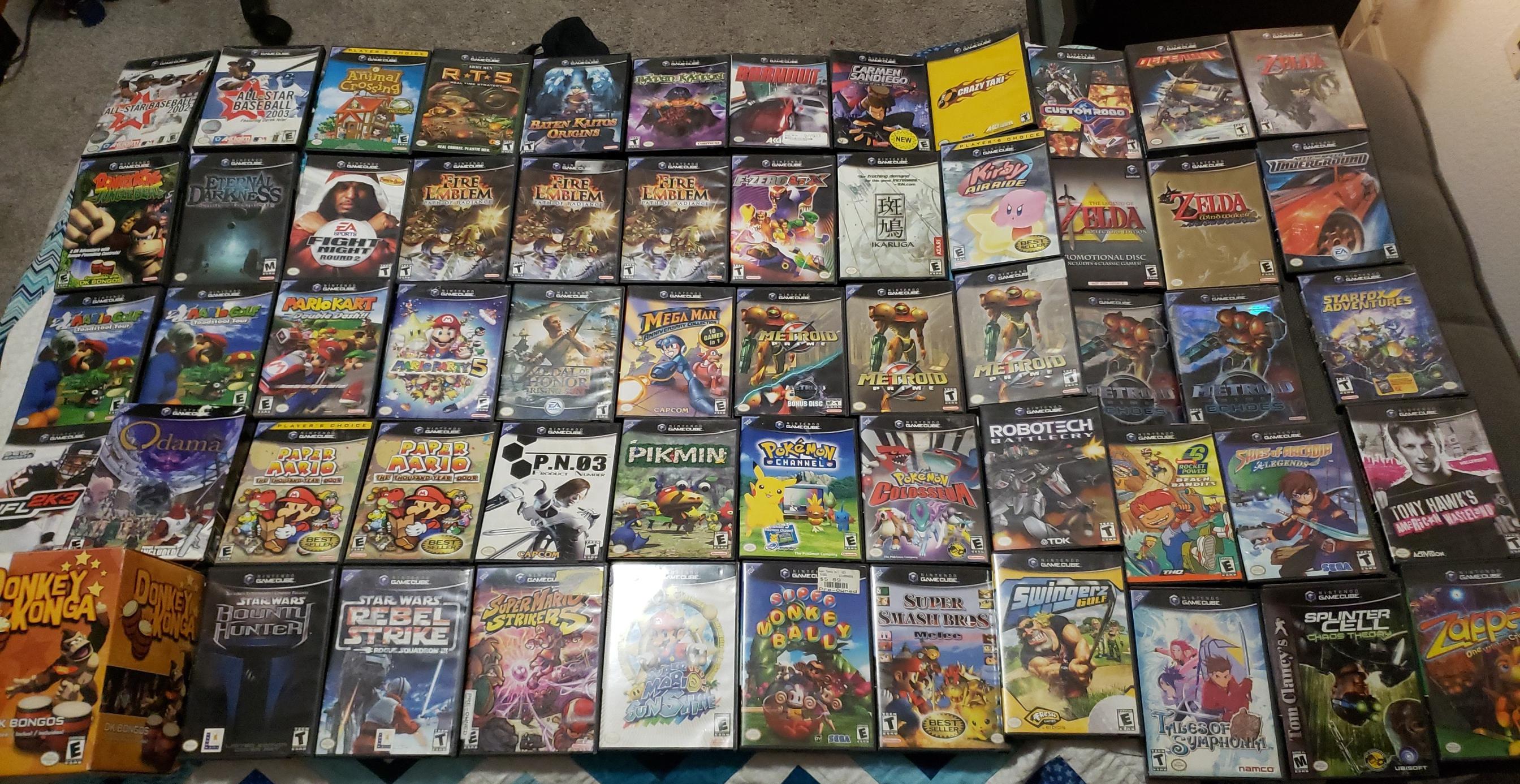 Been seeing some Gamecube collections. This is mine so far, hoping to