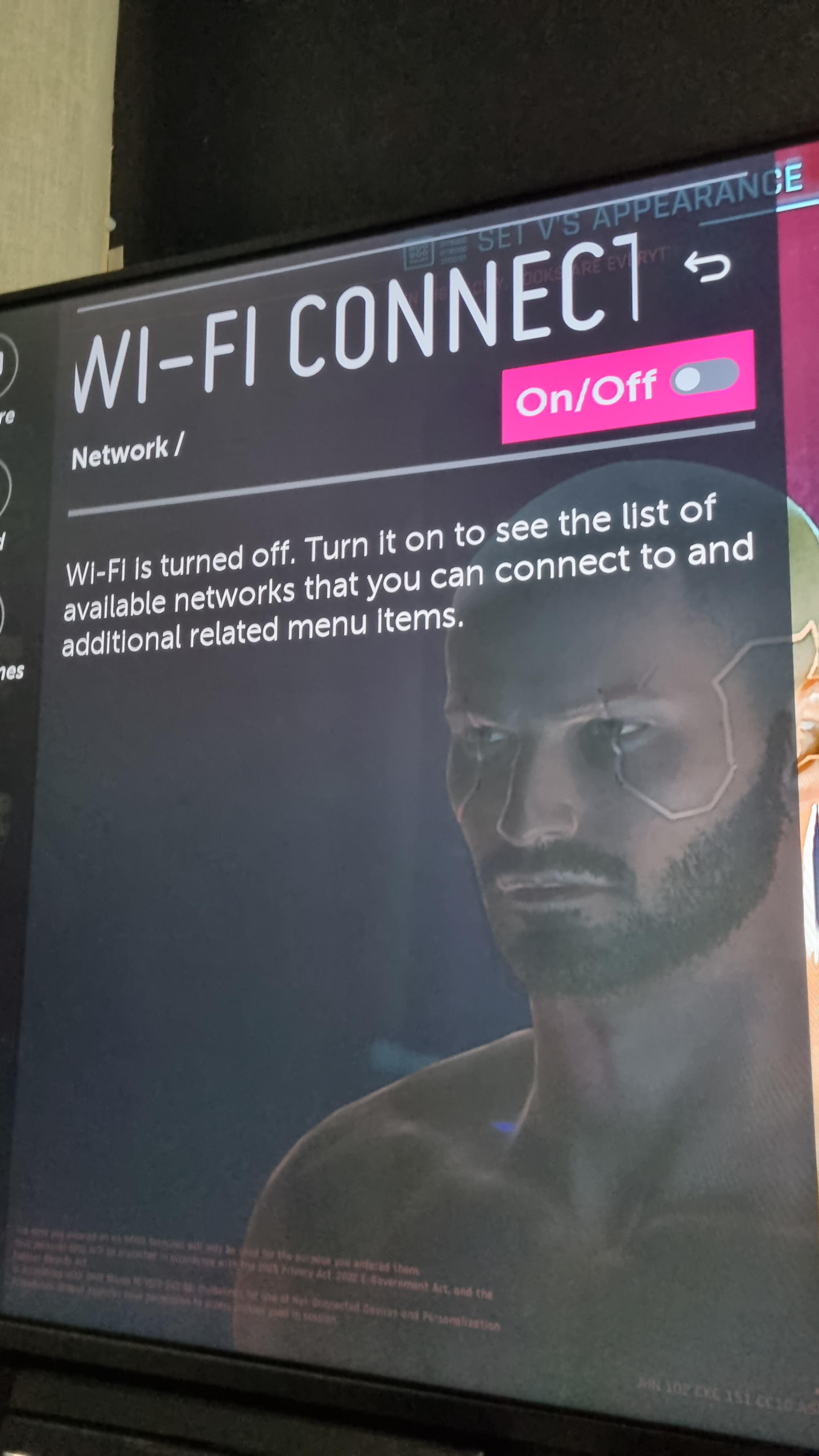 need help my wifi is constantly stuck on off and can't turn it on tried