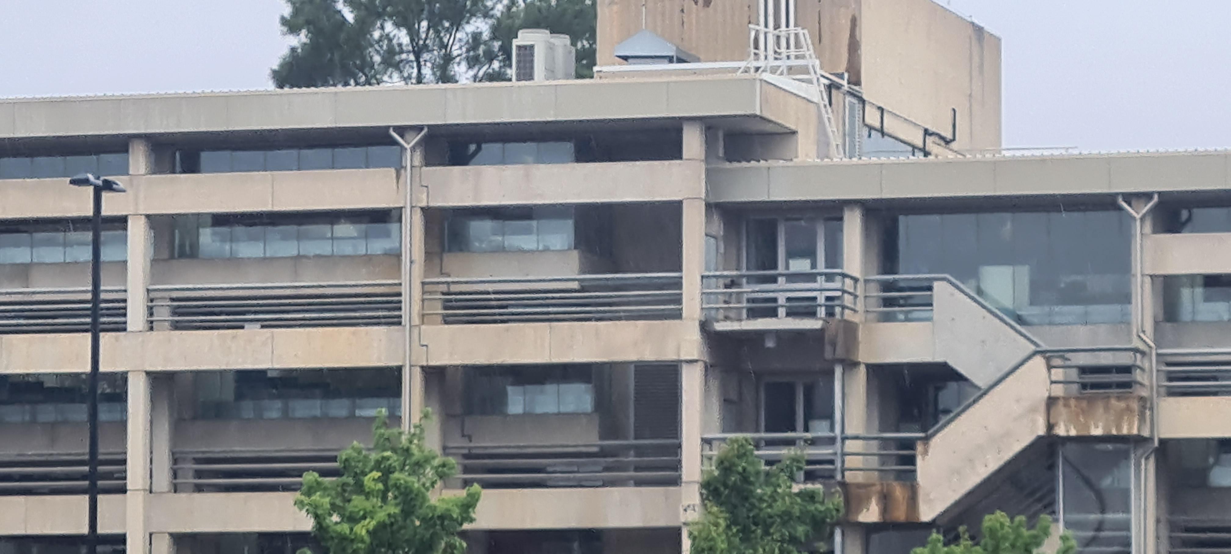 Last remaining section of the Cameron Offices. Canberra, Australia