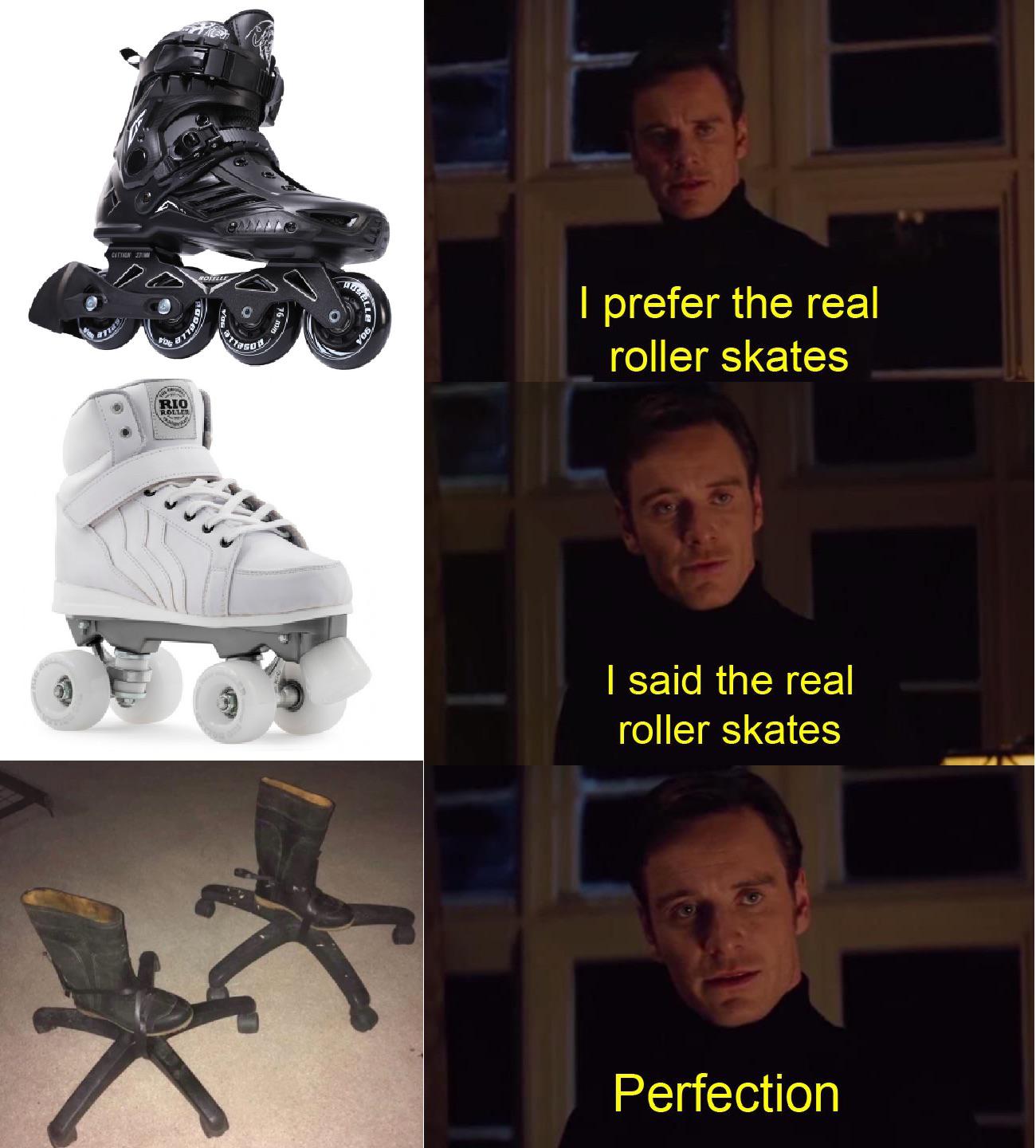 Roller skates r/memes