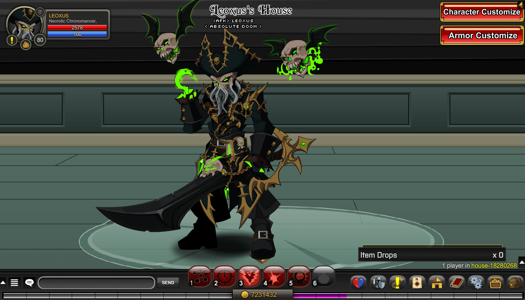 New bonus package necrotic commander. r/AQW