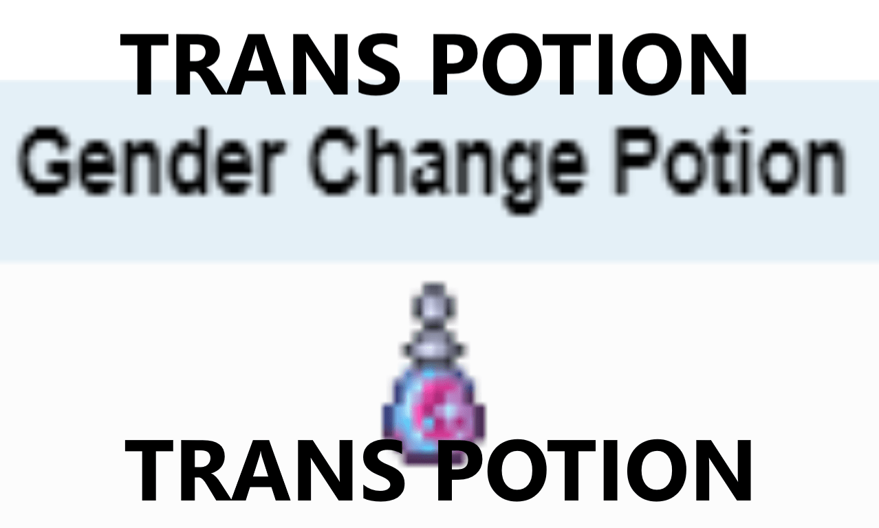 TRANS POTION r/TerrariaMemes