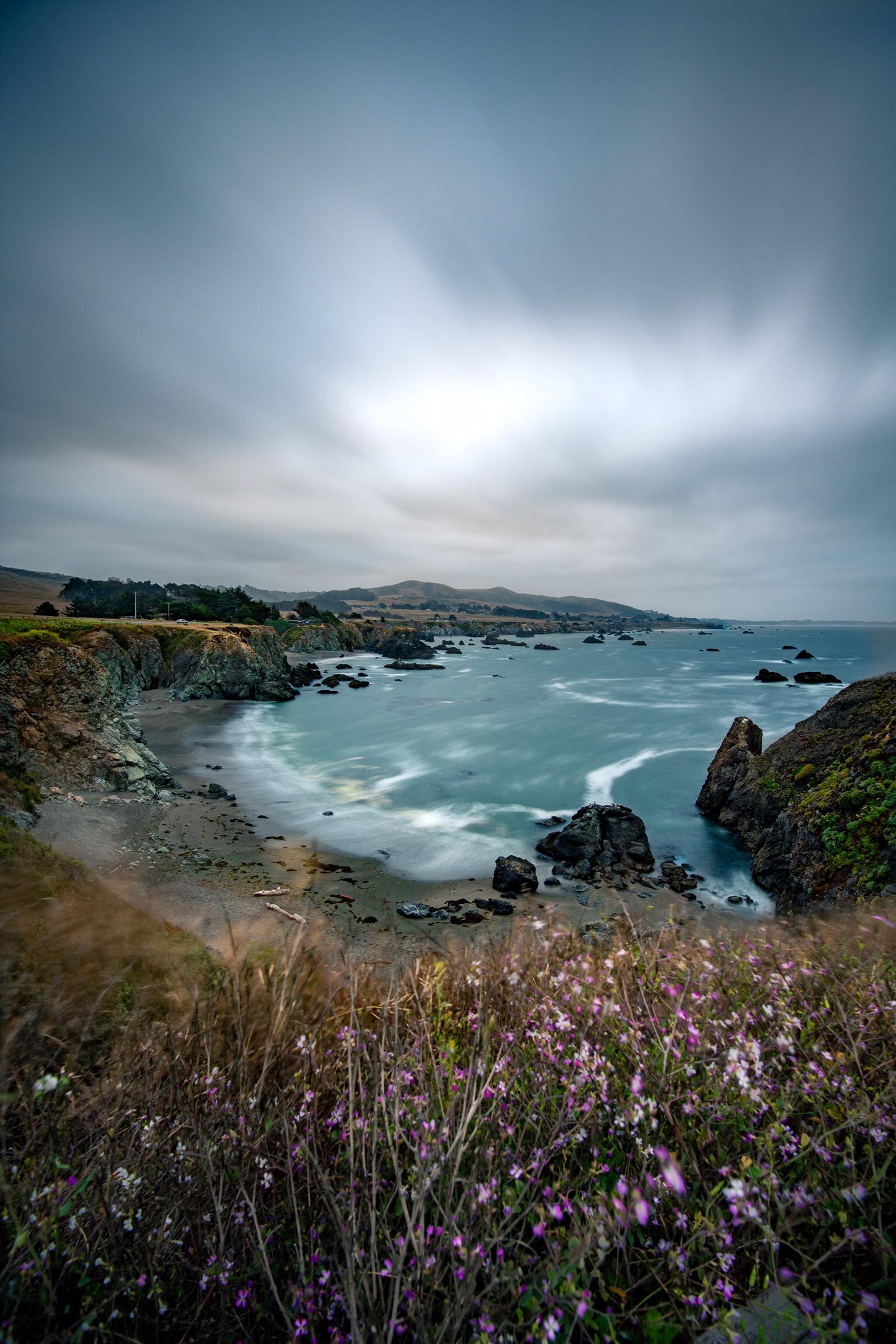 When fog and smoke fill the skies on a windy day in Bodega Bay, California [OC] [8256x5504] r