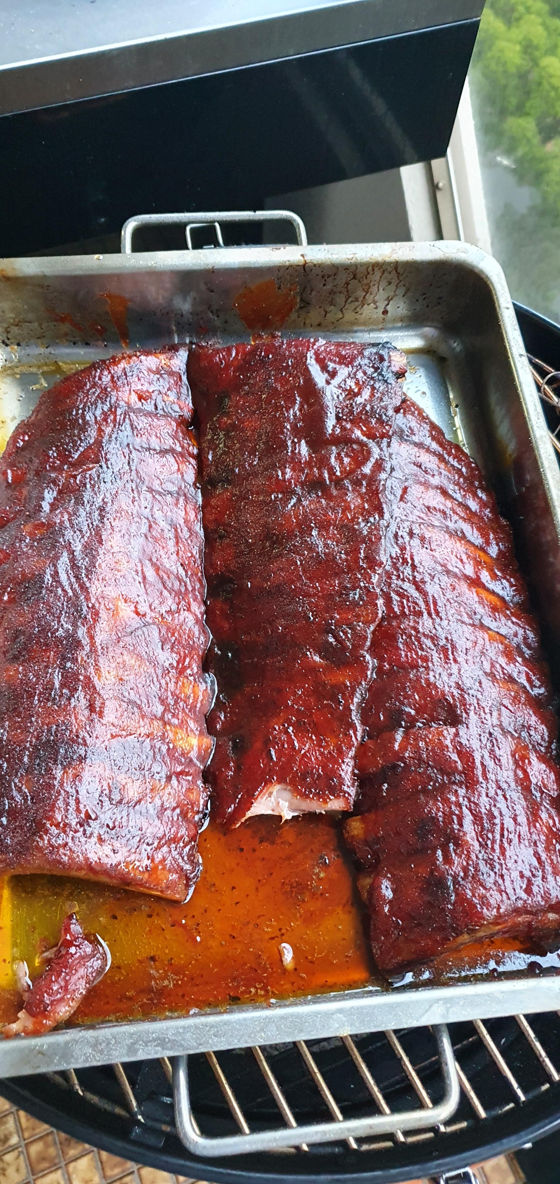 [Homemade] BBQ Ribs r/food
